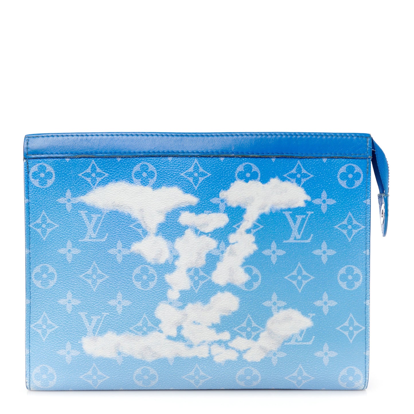 Monogram Clouds Pochette Voyage MM A4 Blue