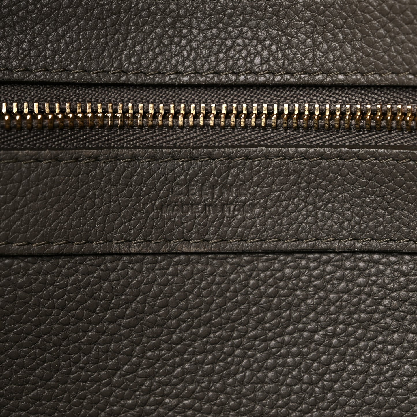 Soft Grained Calfskin Small Belt Cabas Phantom Taupe