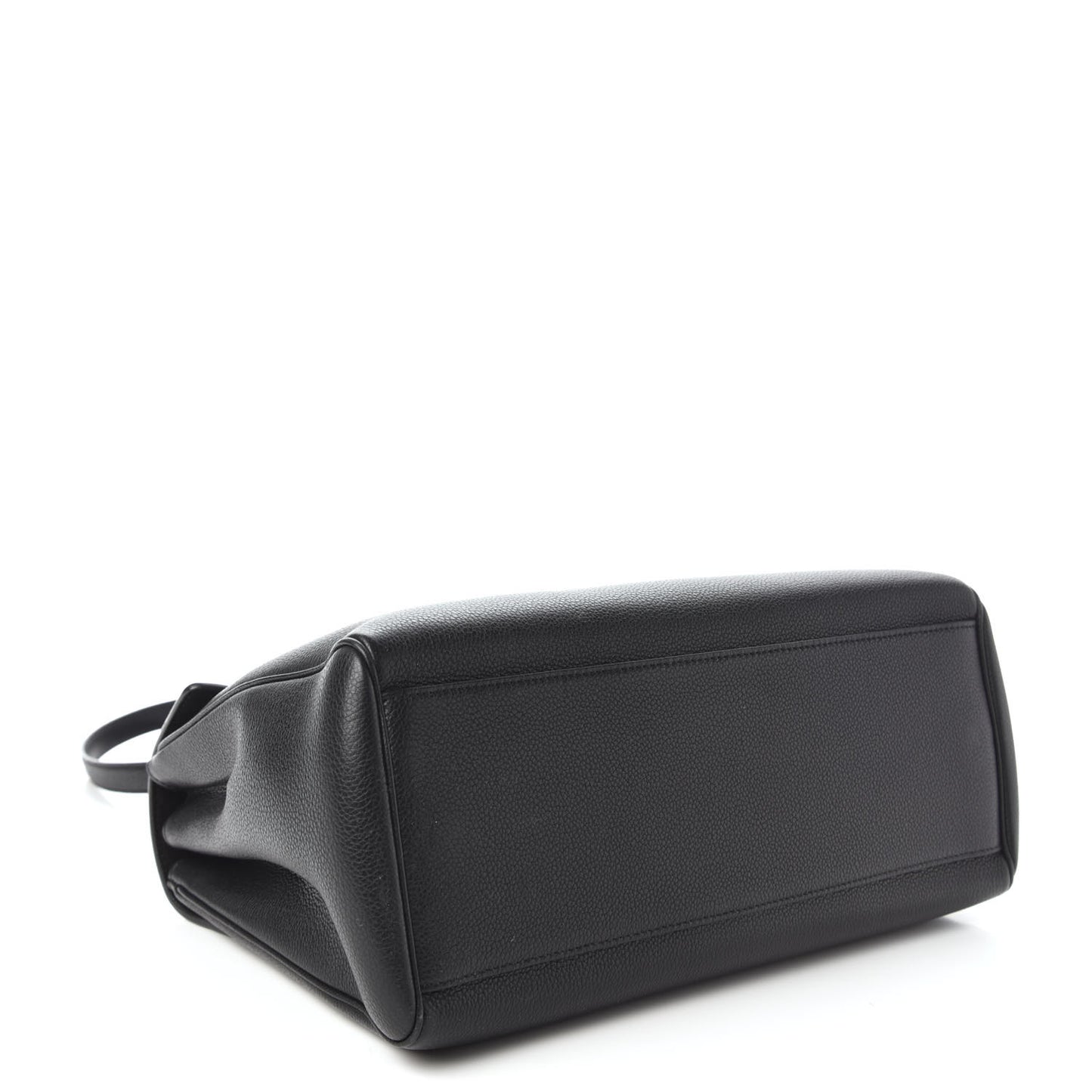 Supple Grained Calfskin Medium Soft 16 Bag Black