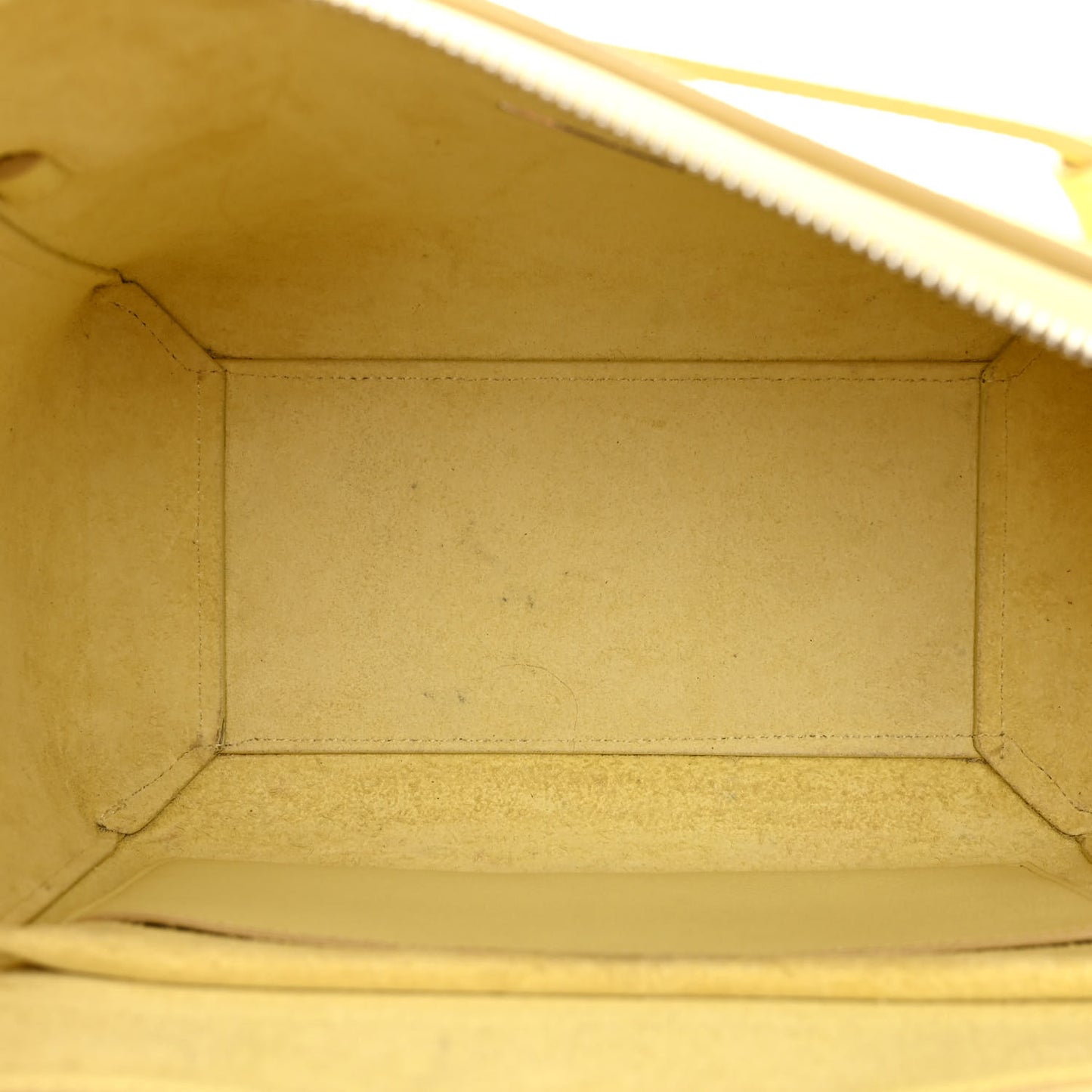 Grained Calfskin Micro Belt Bag Yellow