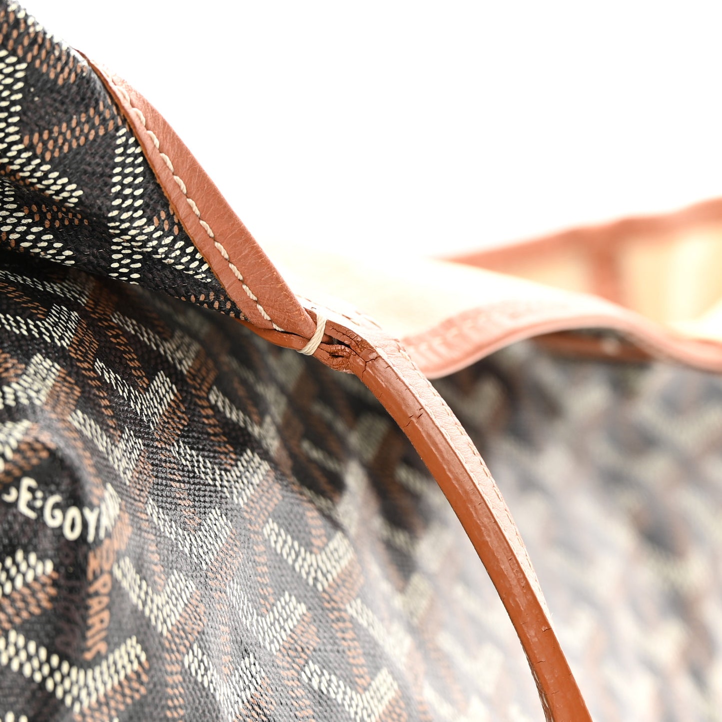 Goyardine Saint Louis PM Black Gold