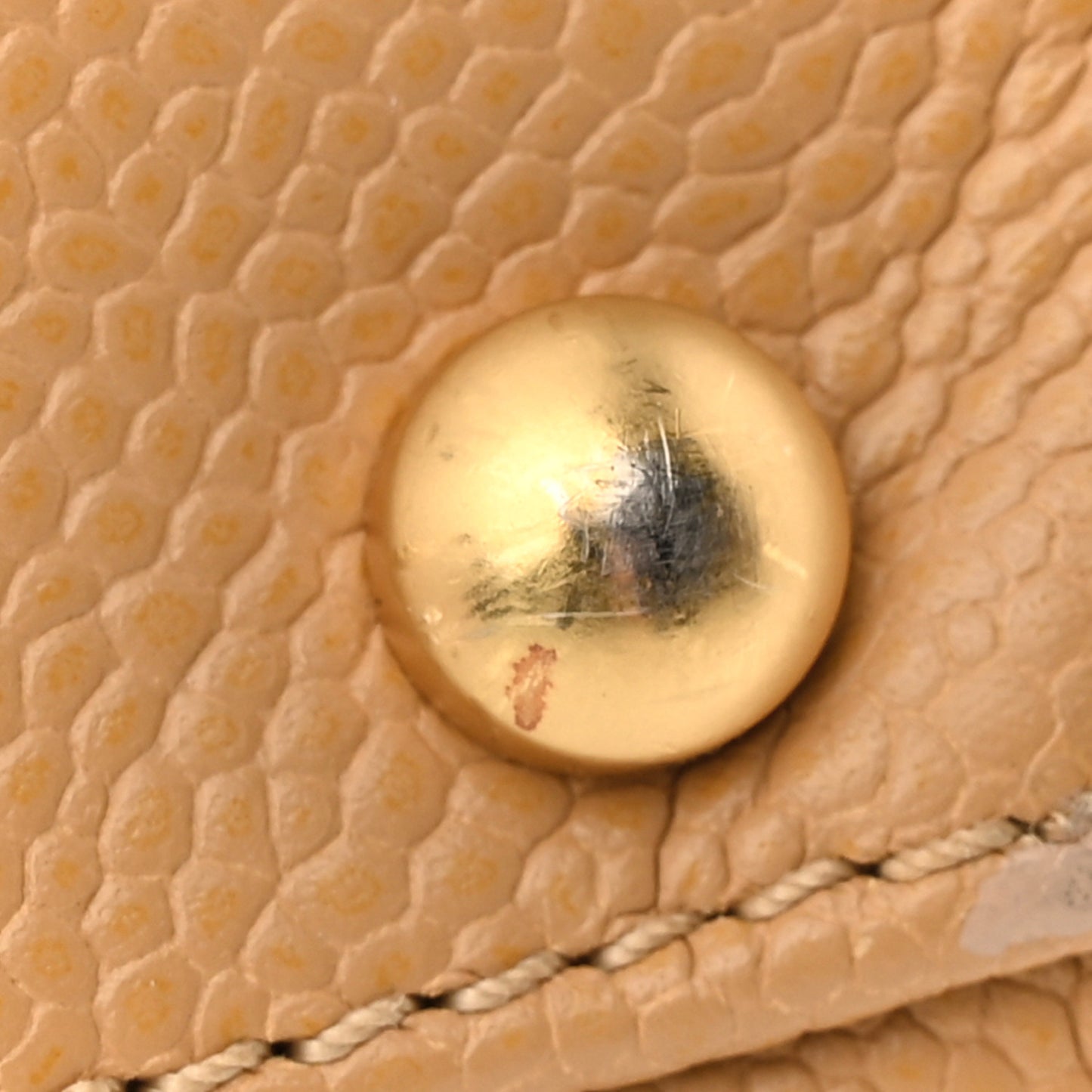 Caviar CC Stitched Medium Tote Beige