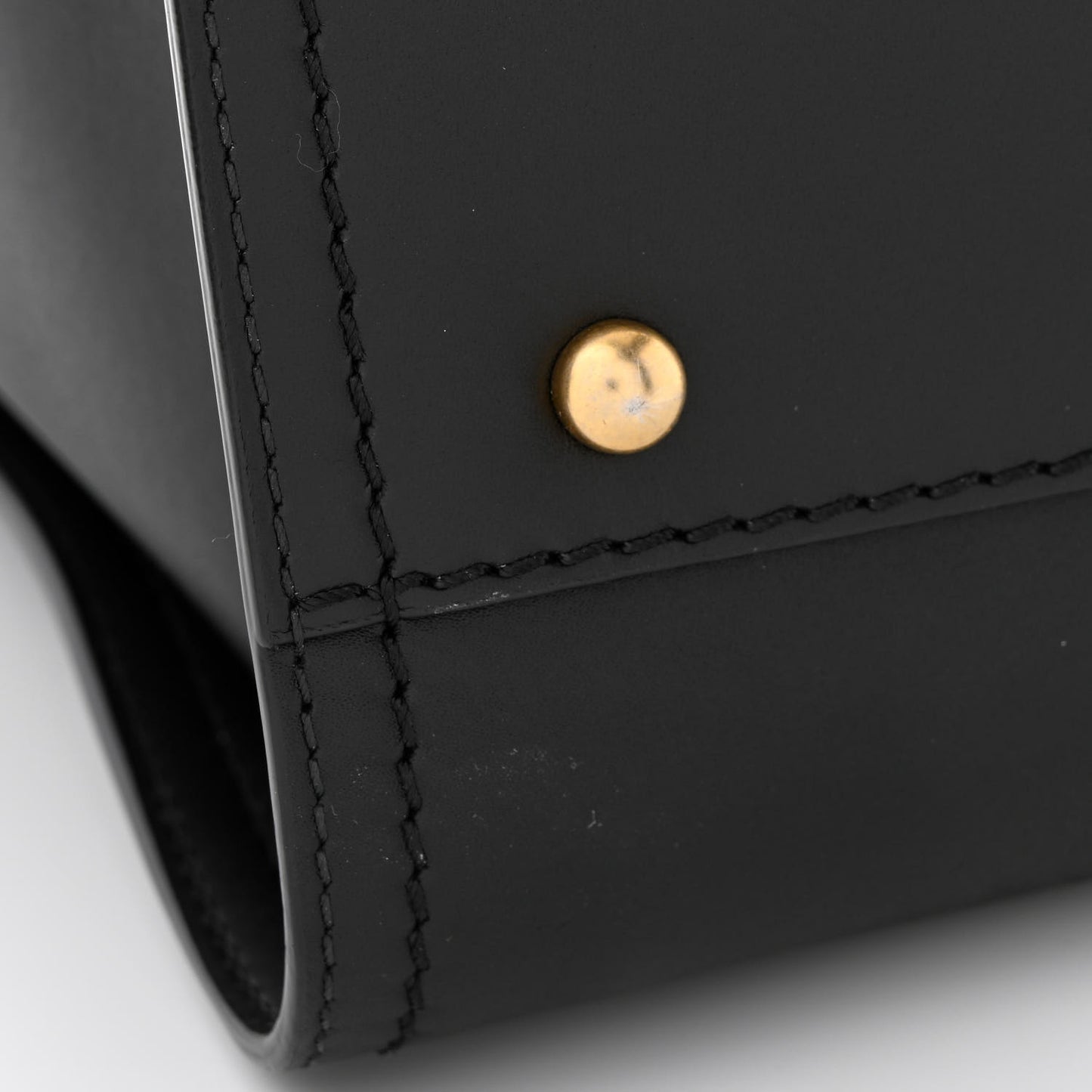 Calfskin Medium Deauville Tote Black