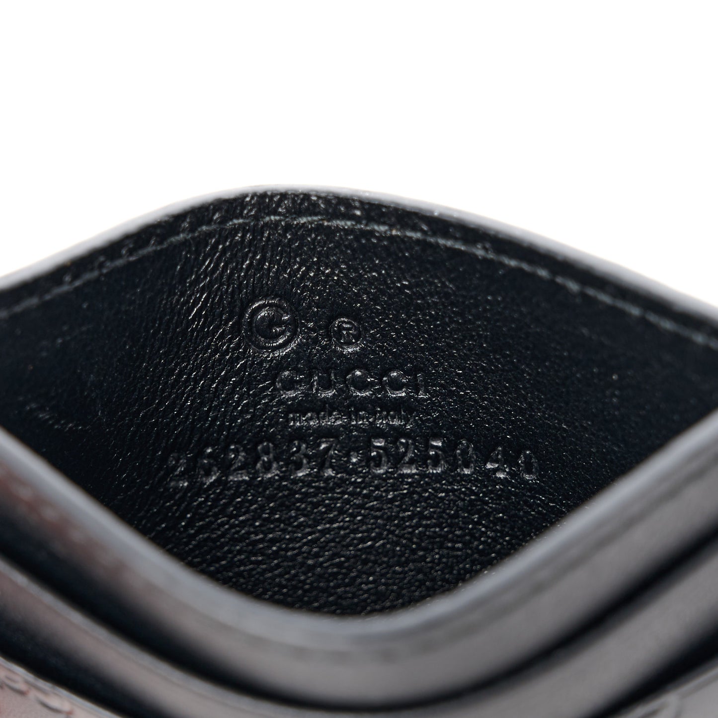 Microguccissima Card Holder Black