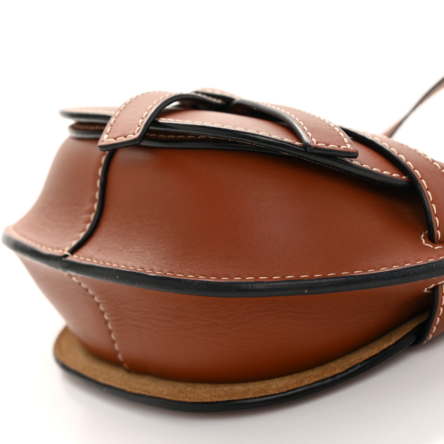 Loewe Calfskin Mini Gate Crossbody Bag Rust 10 of 11