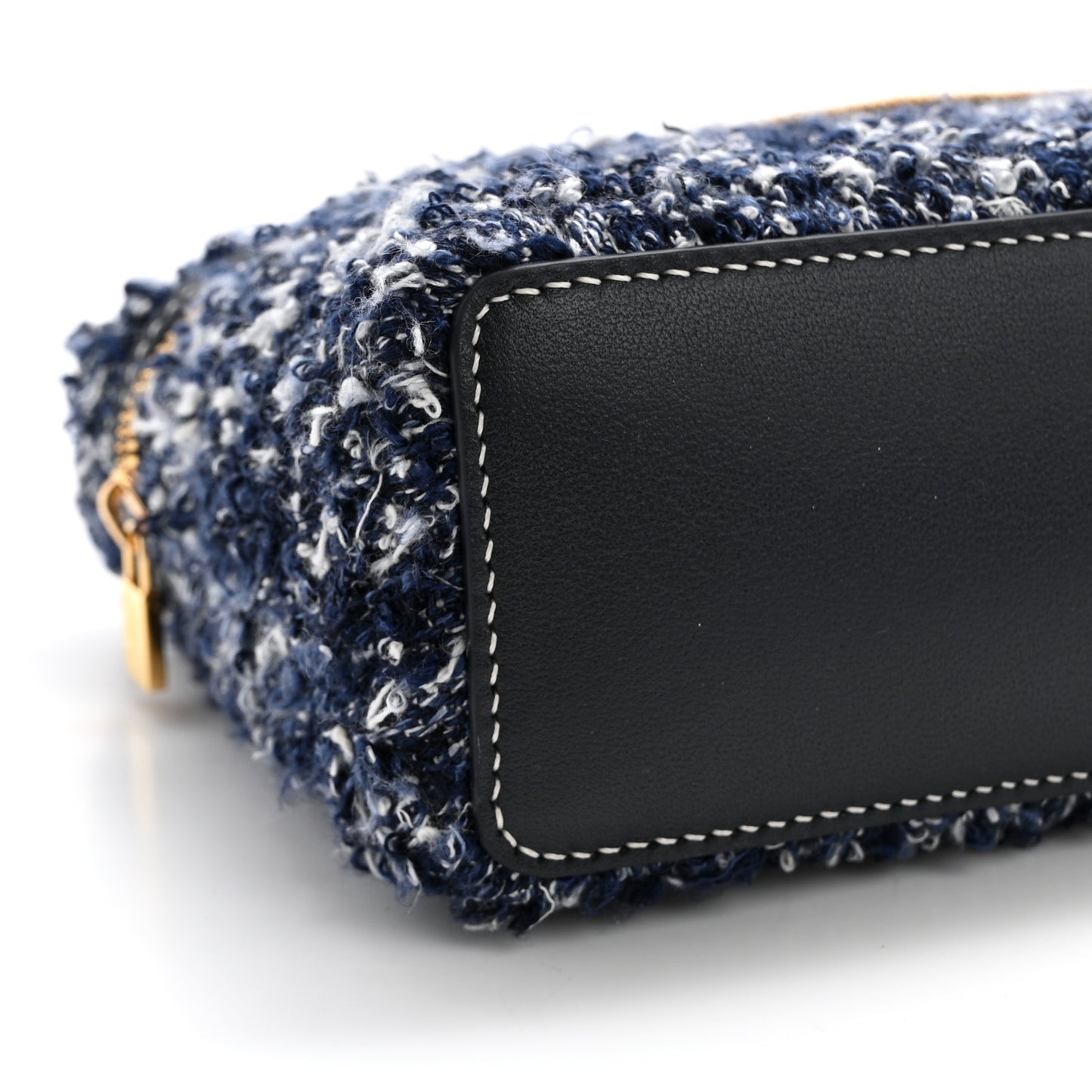 Silk Denim L19 Extra Pocket Pouch Navy Black