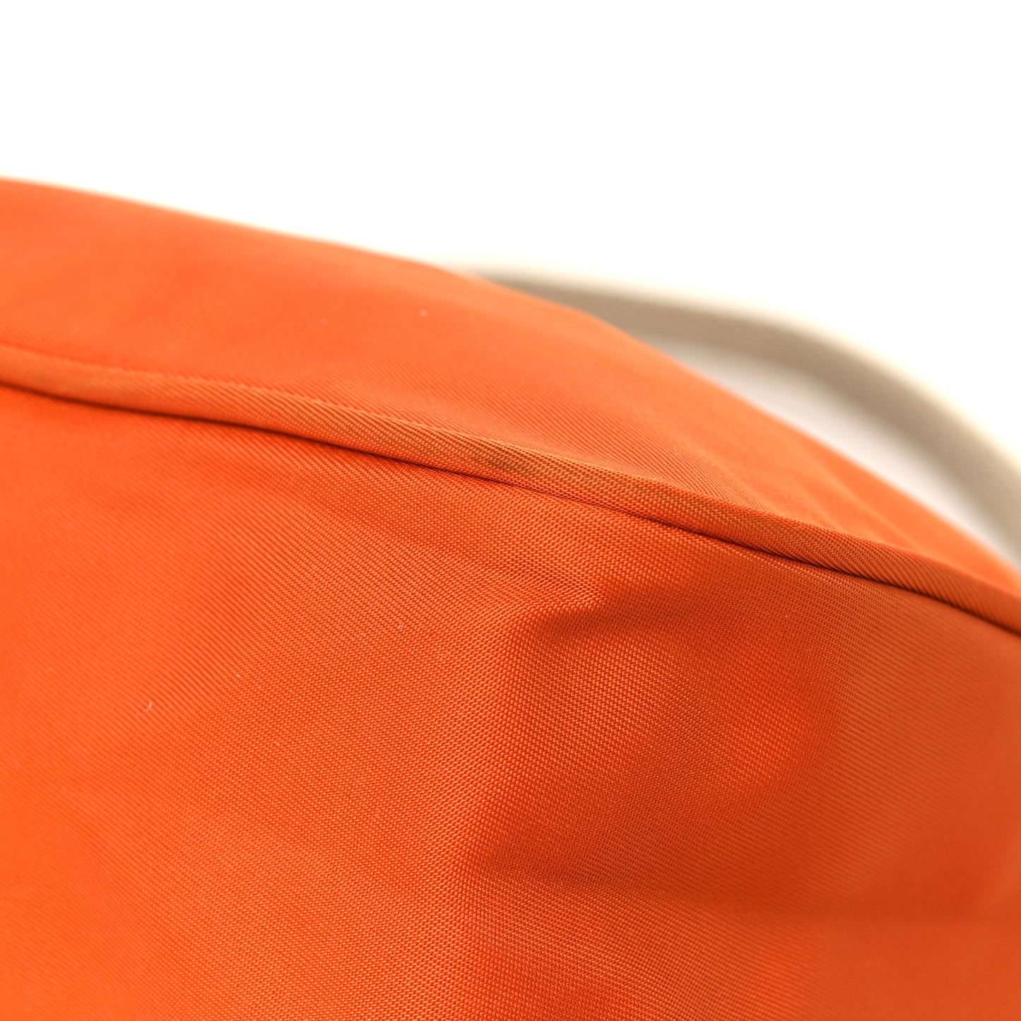 Tessuto Nylon Pochette Bag Orange