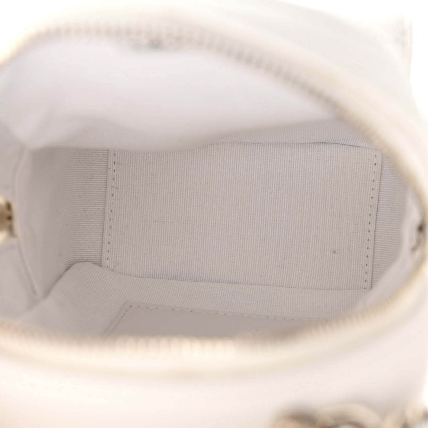 Caviar Quilted CC Mini Classic Backpack White