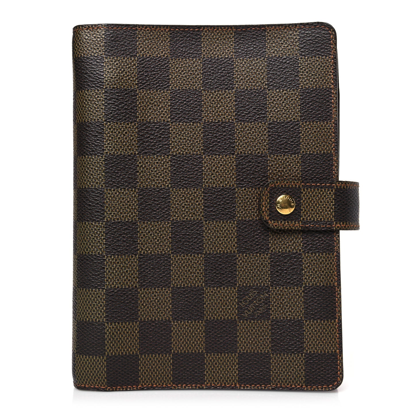 Damier Ebene Medium Ring Agenda Cover