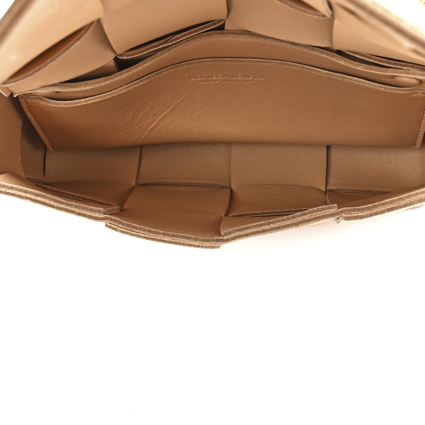 Nappa Maxi Intreccio The Belt Cassette Bag Almond