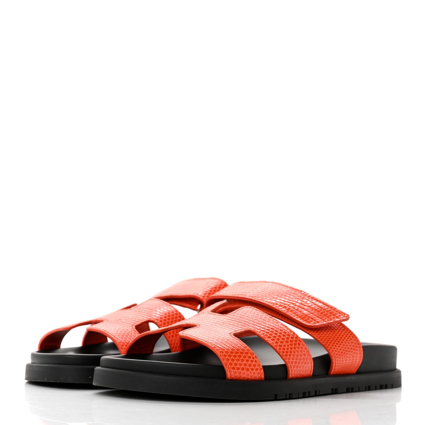 Lizard Womens Chypre Sandals 36 Orange Synthetique