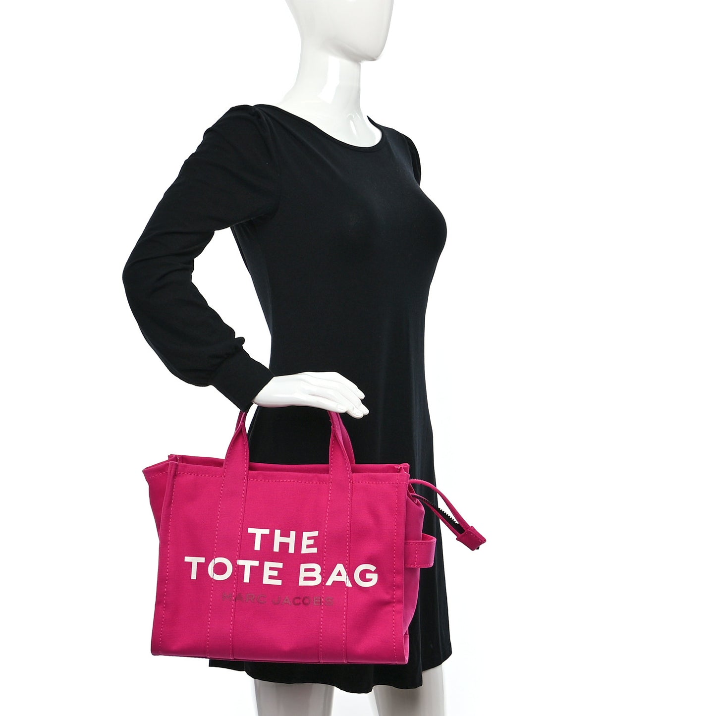 Cotton Canvas Medium The Traveler Tote Bag Pink