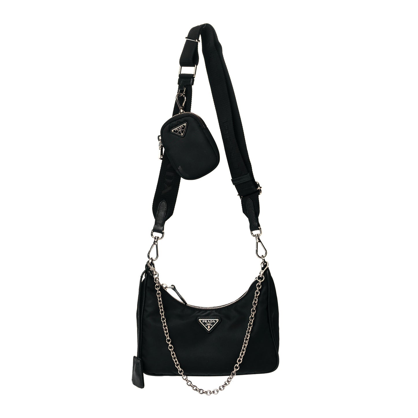 Nylon Re-Edition 2005 Shoulder Bag Black