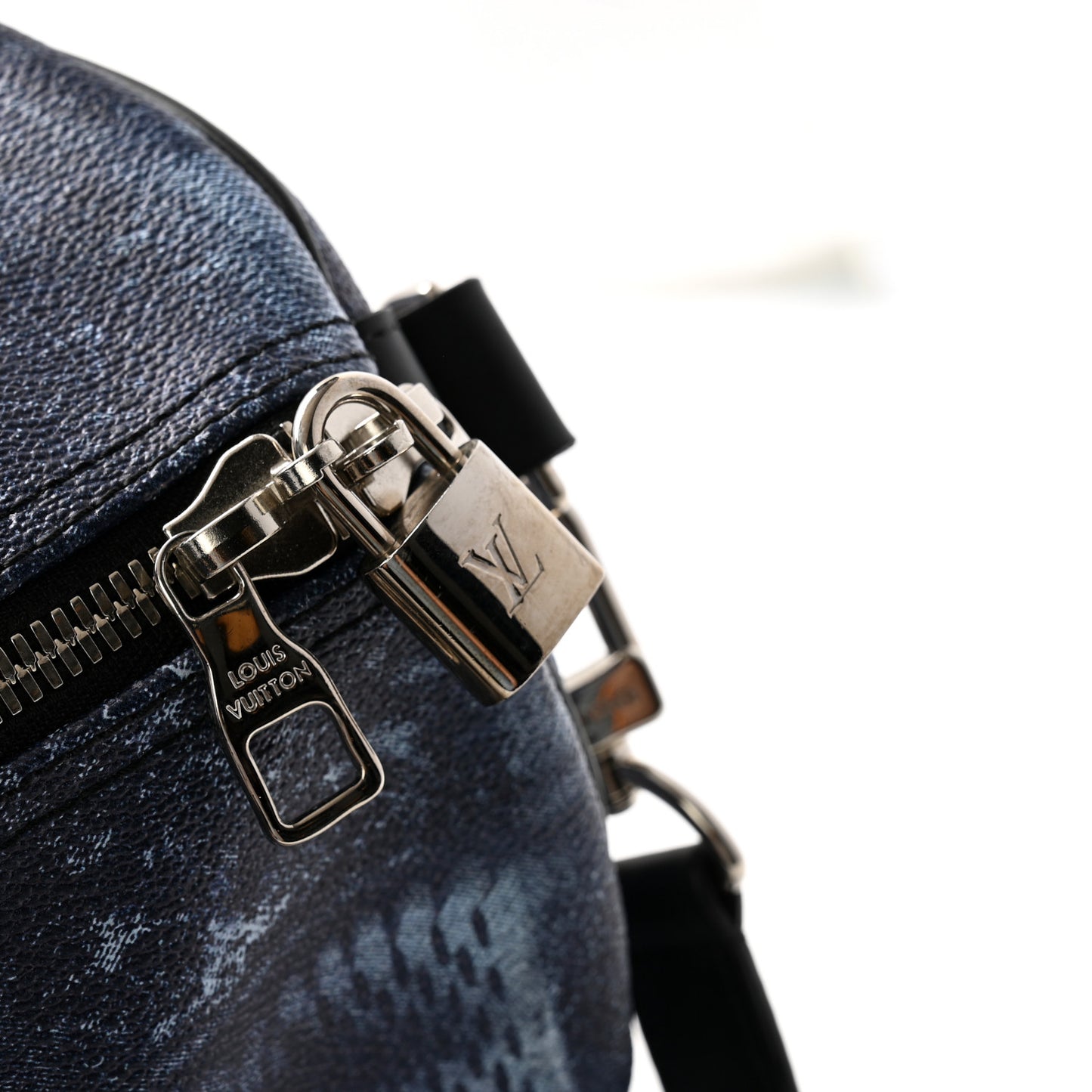 Damier Salt Keepall Bandouliere 50 Ocean Blue
