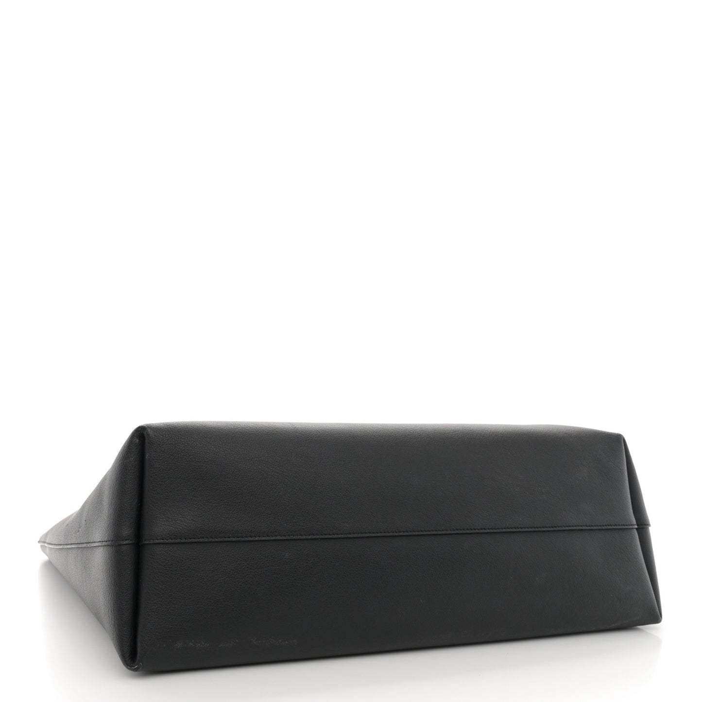 Calfskin Large Shopping Tote Black