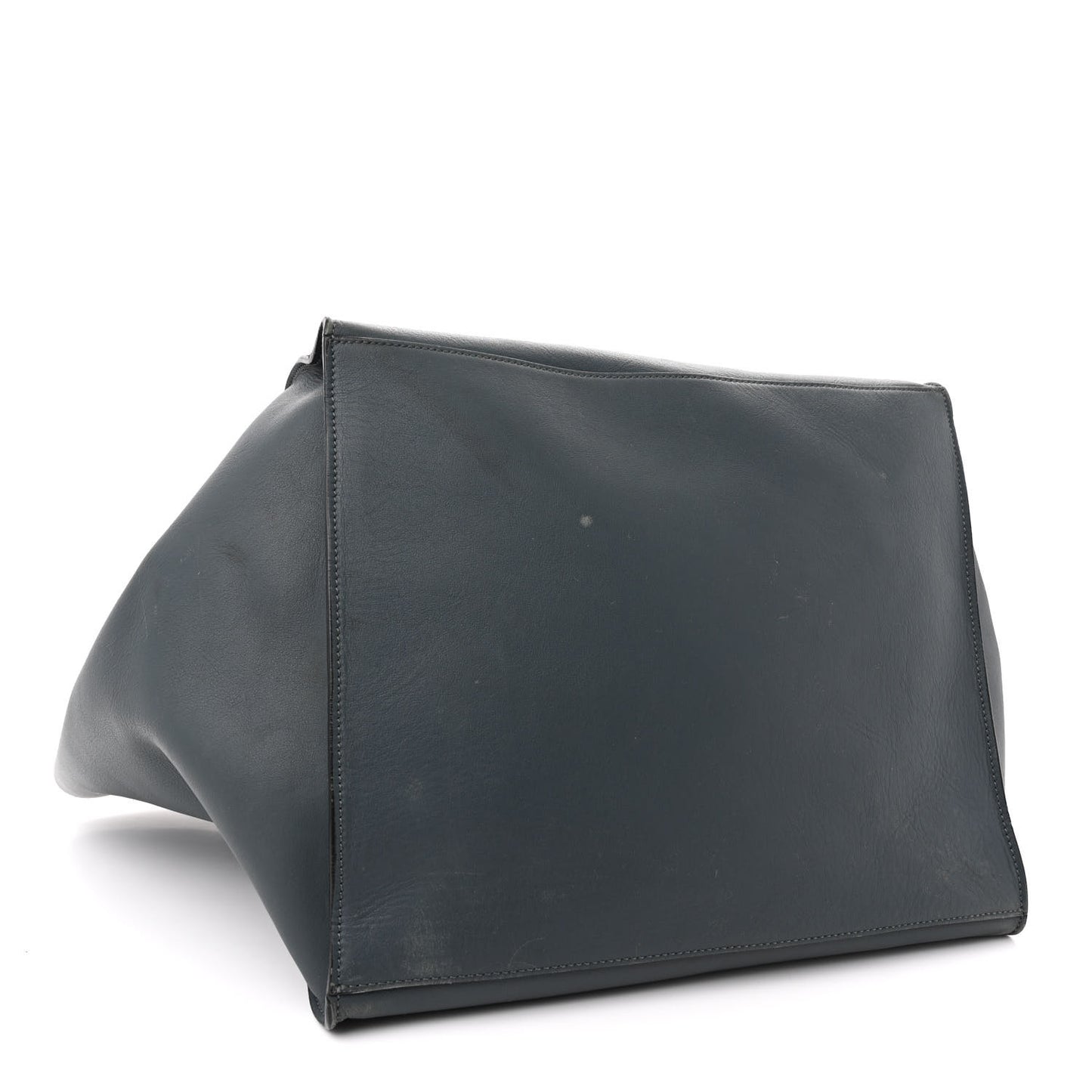 Supple Grained Calfskin Medium Big Bag Slate