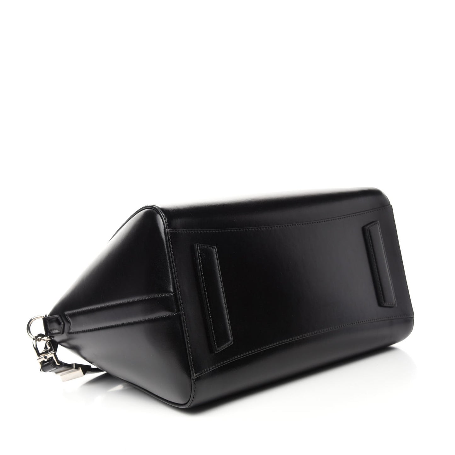 Shiny Lord Calfskin Medium Antigona Black