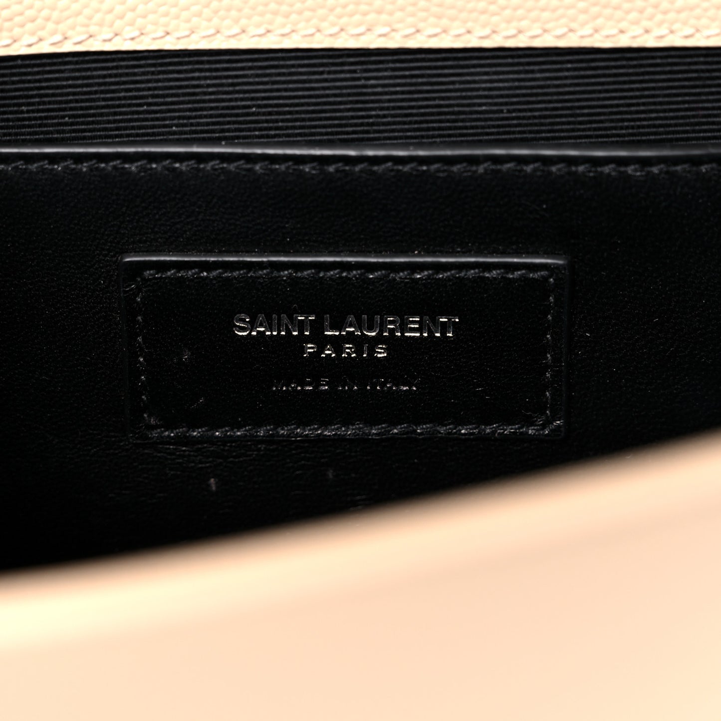 Grain De Poudre Classic Kate Monogram Clutch Nude Powder