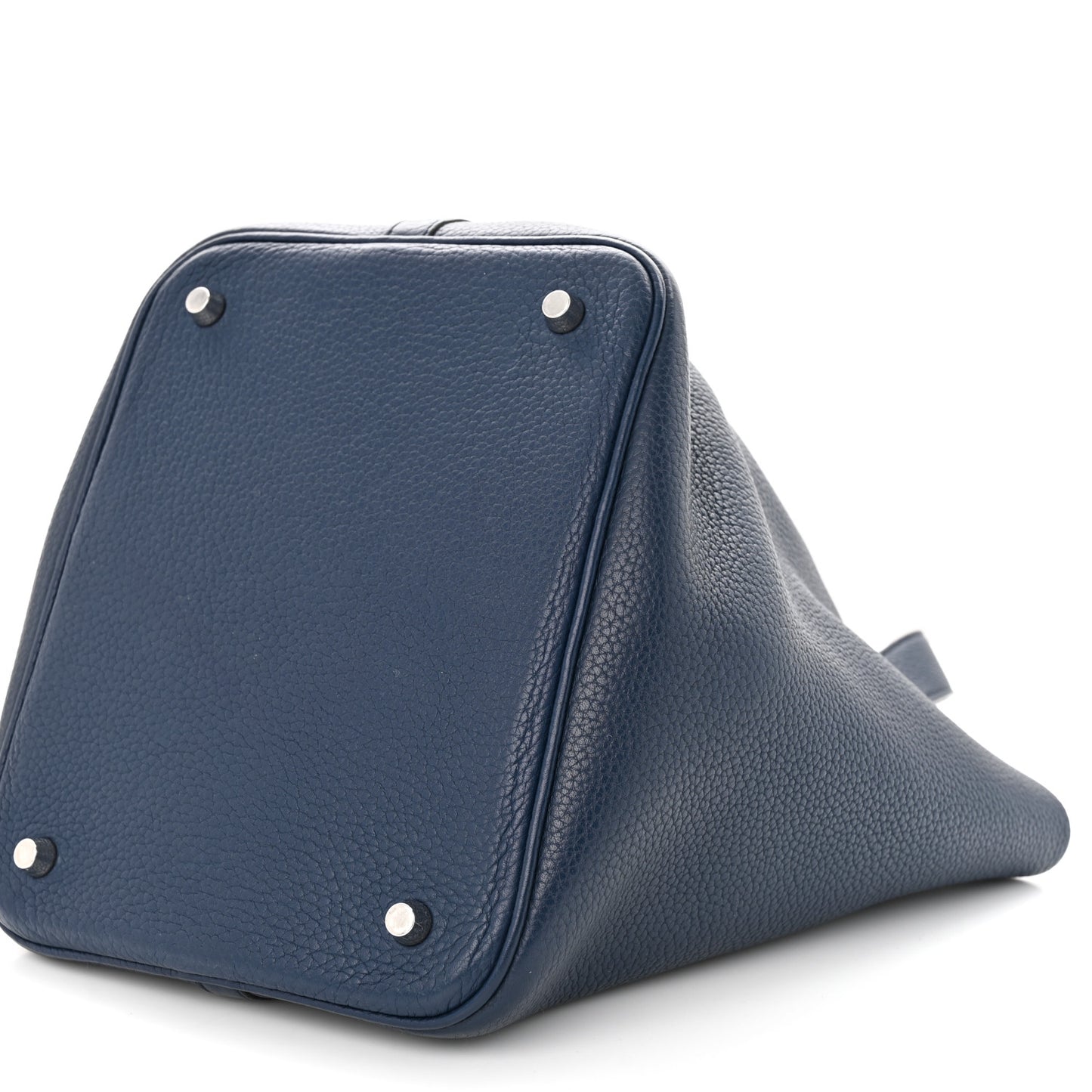 Taurillon Clemence Picotin Lock 22 MM Bleu De Prusse