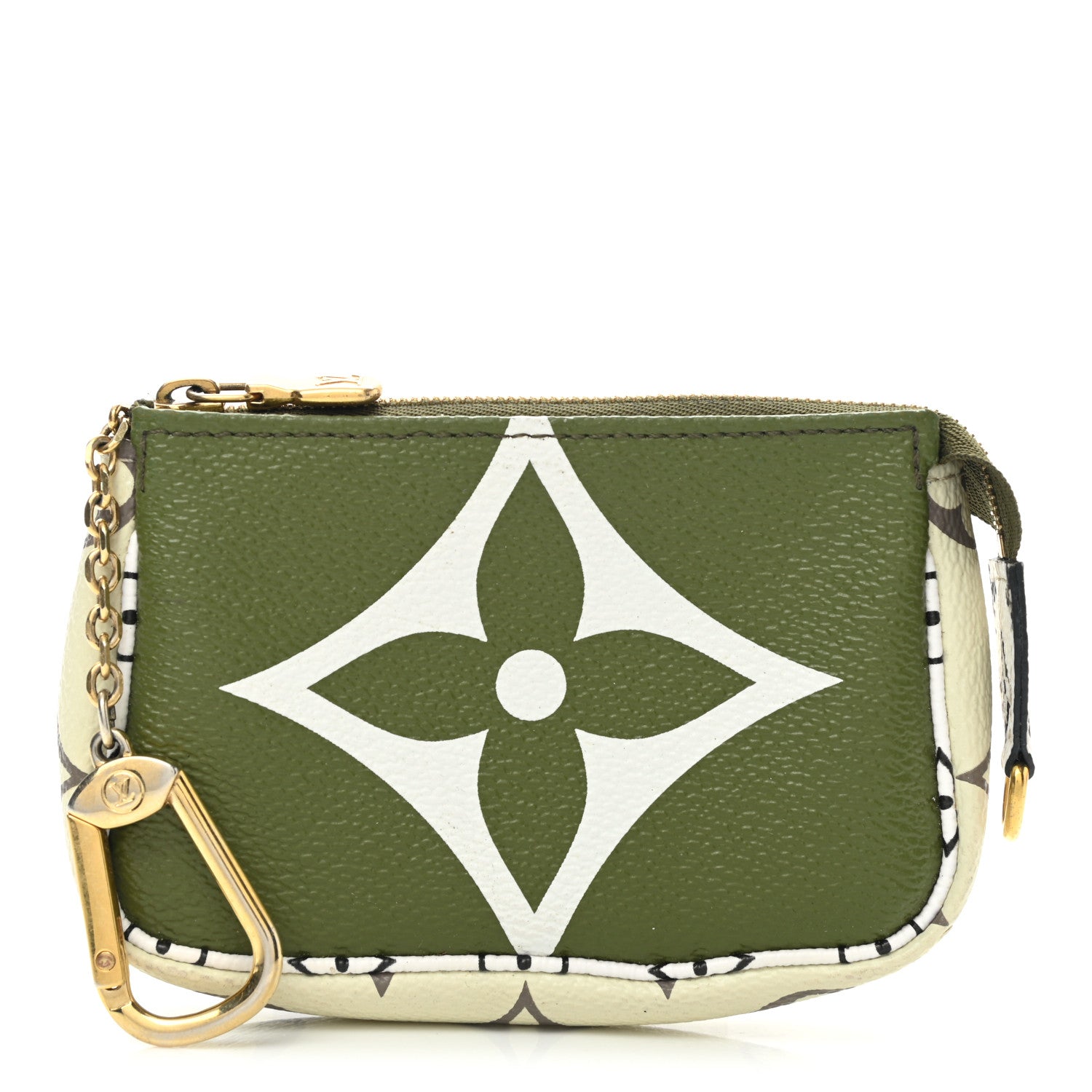 Louis Vuitton Monogram Giant Micro Pochette Accessories Kaki White 1 of 8