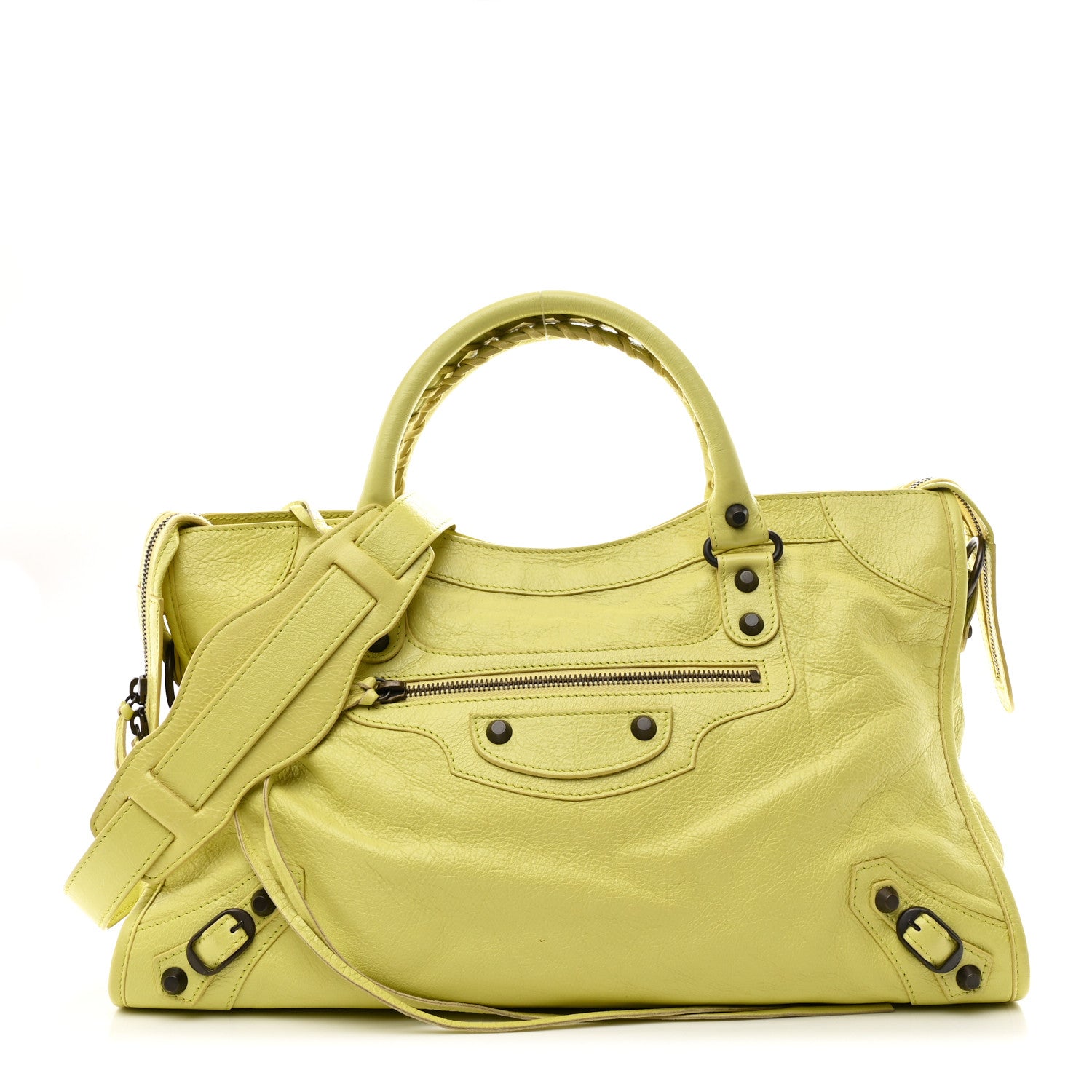 Balenciaga Agneau Classic Hardware City Jaune Citronnade 1847092