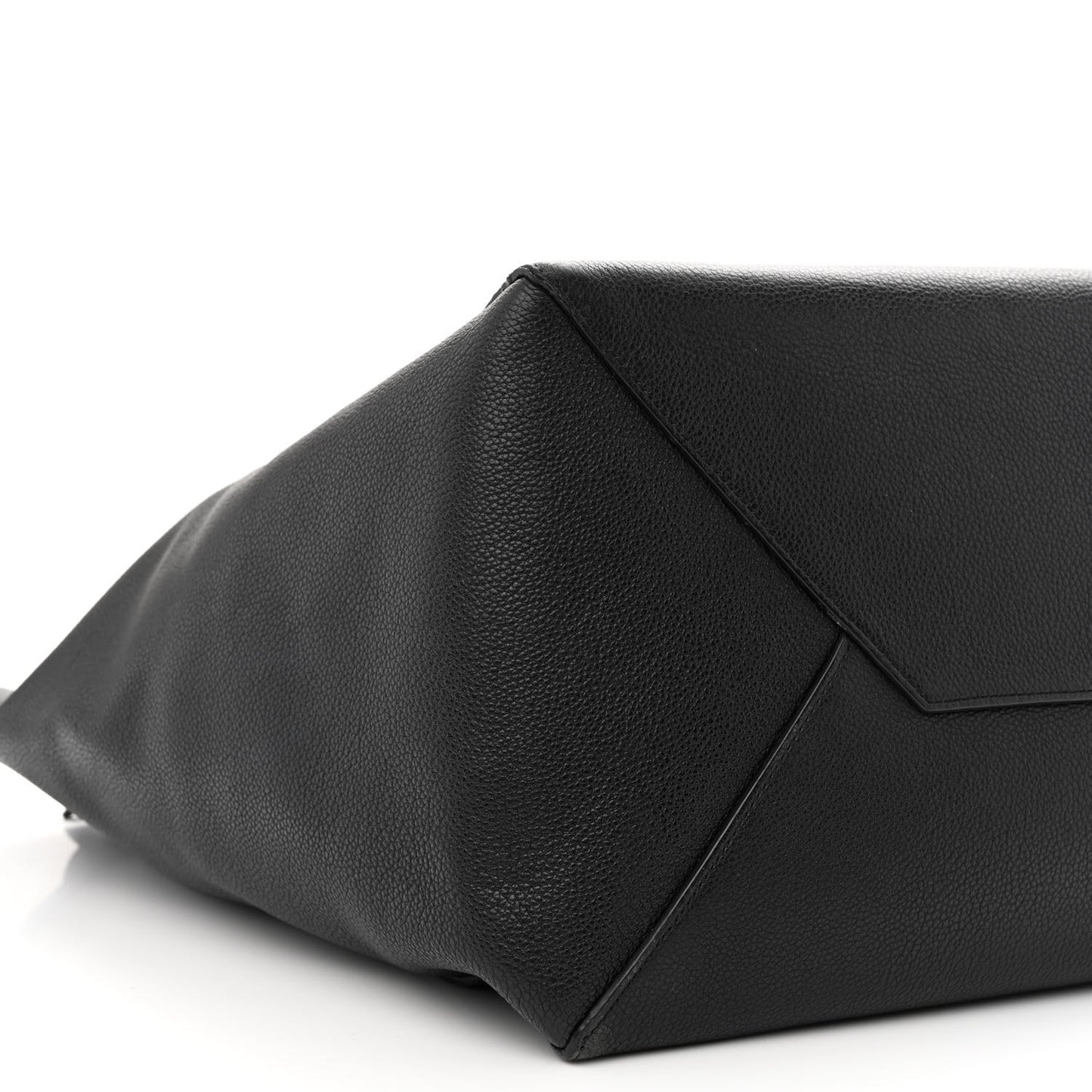 Soft Grained Calfskin Medium Belt Cabas Phantom Black