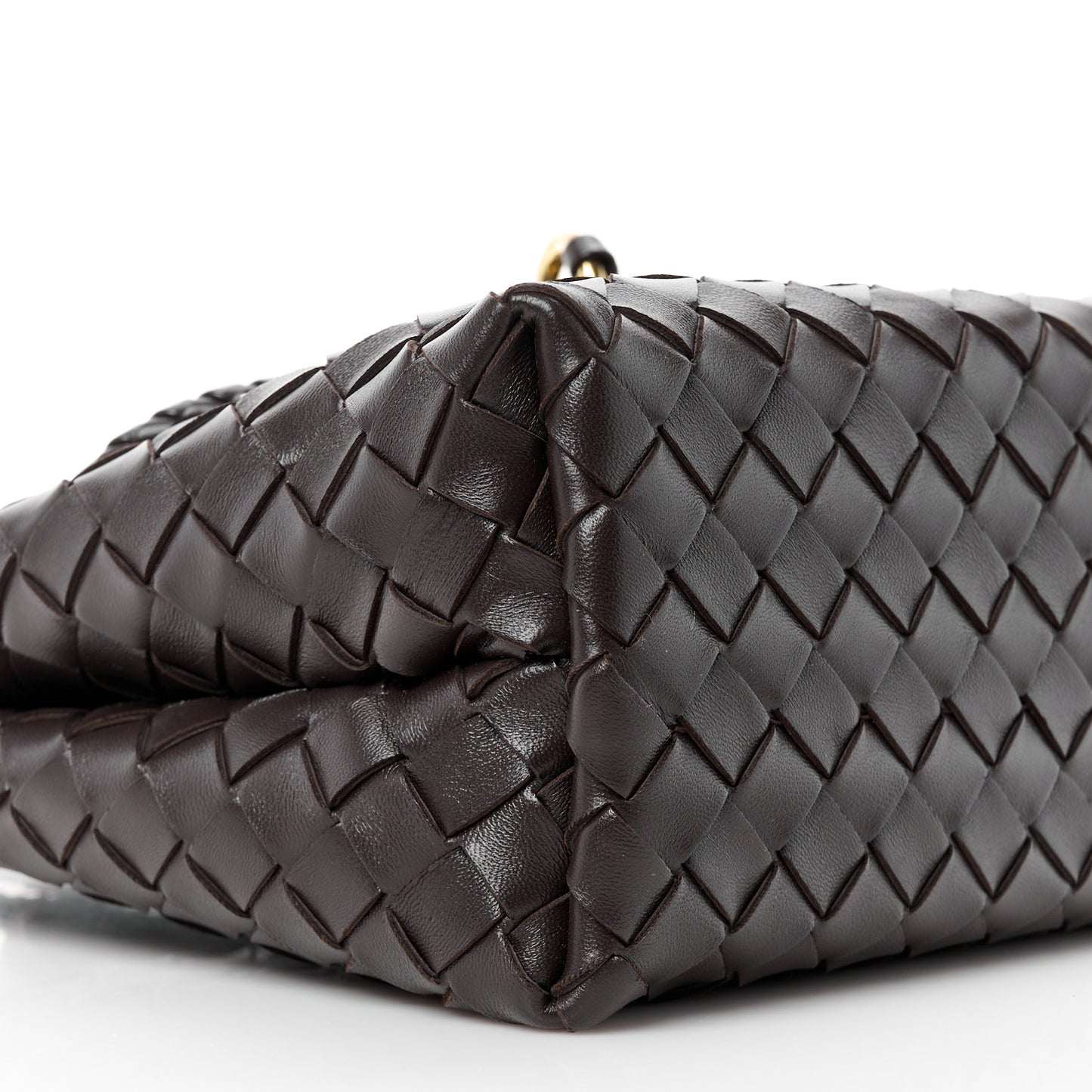 Nappa Intrecciato Small Andiamo Shoulder Bag Fondant