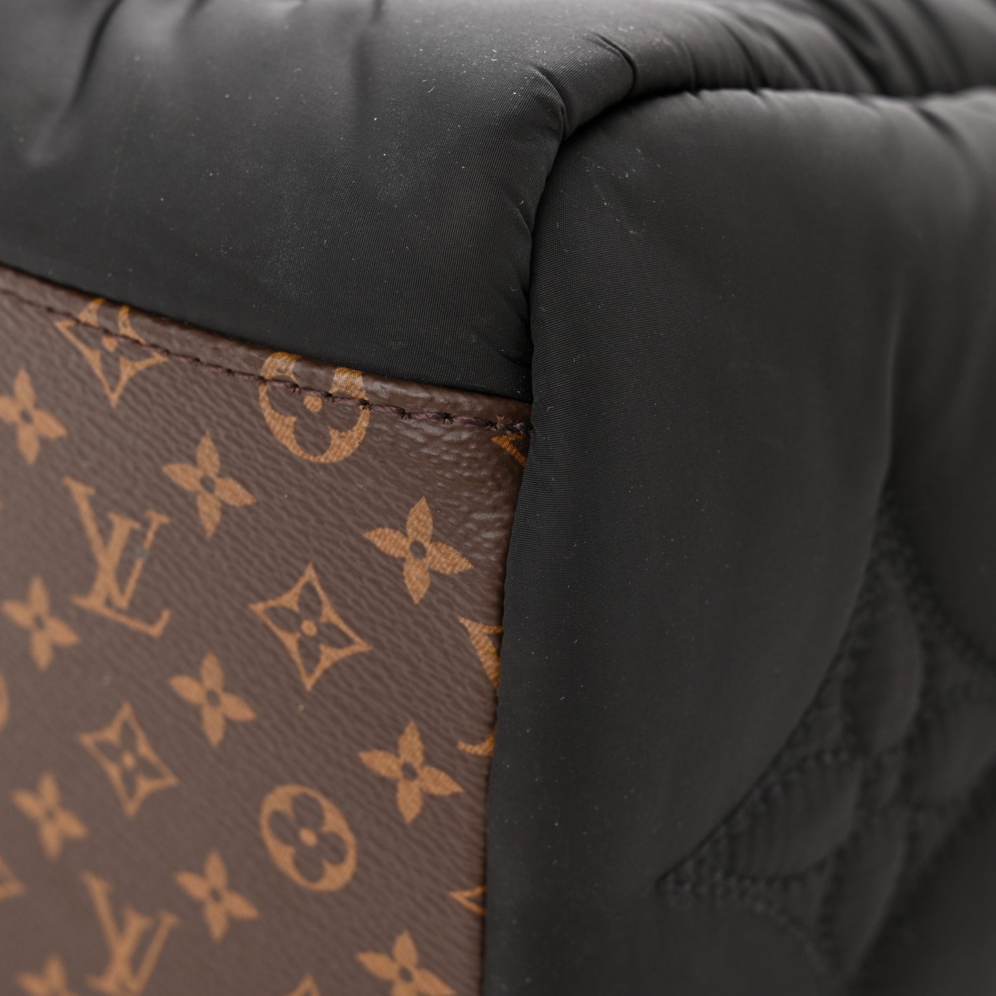 Econyl Monogram Pillow Giant Onthego MM Black