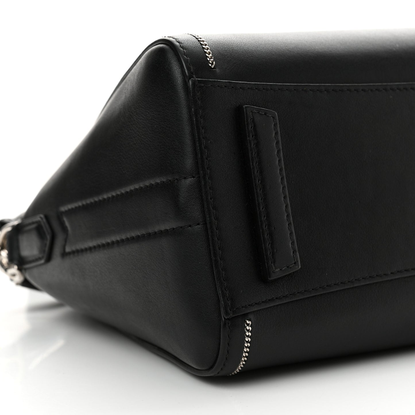 Calfskin Chain Detail Mini Antigona Black