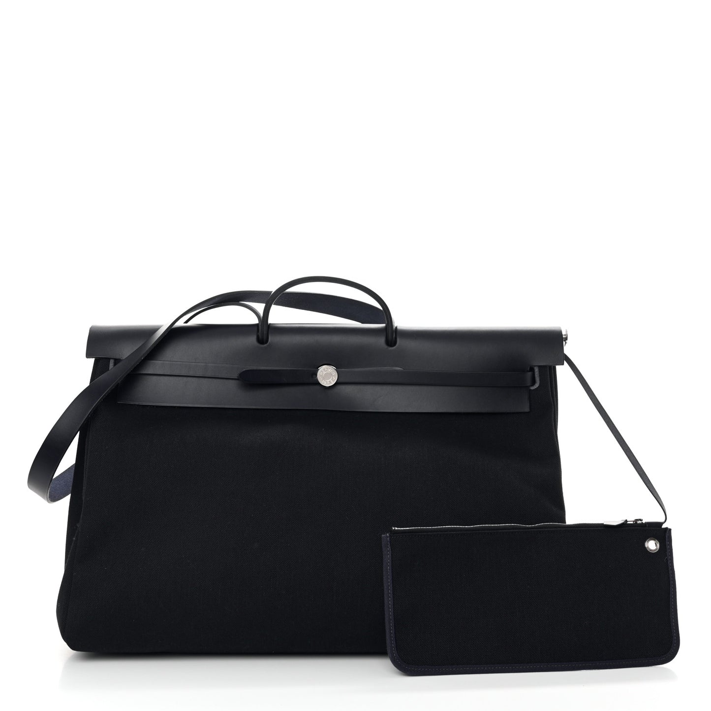 Military Toile Vache Hunter Herbag Zip Retourne Cabine Bag Black Bleu Marine