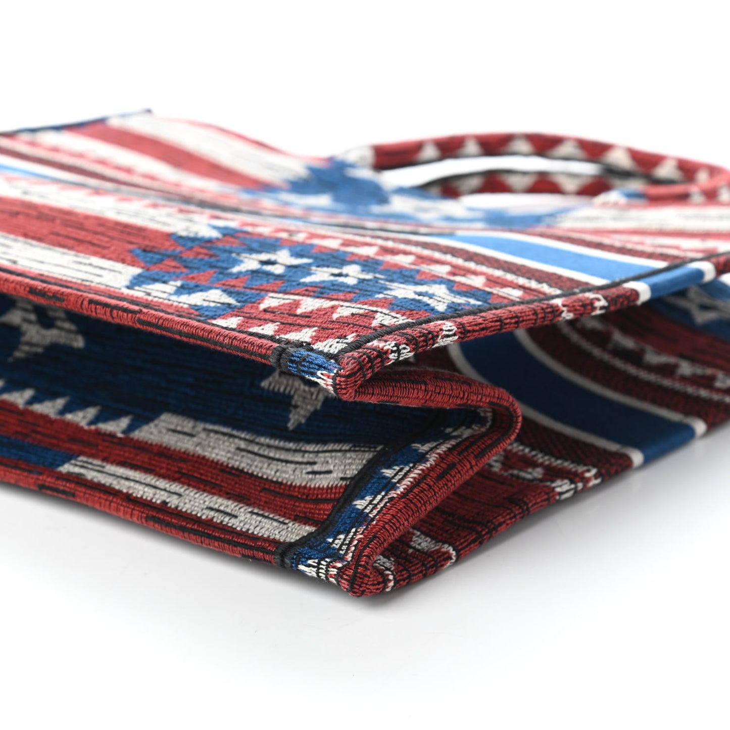 Canvas Embroidered Exclusive US Book Tote Multicolor