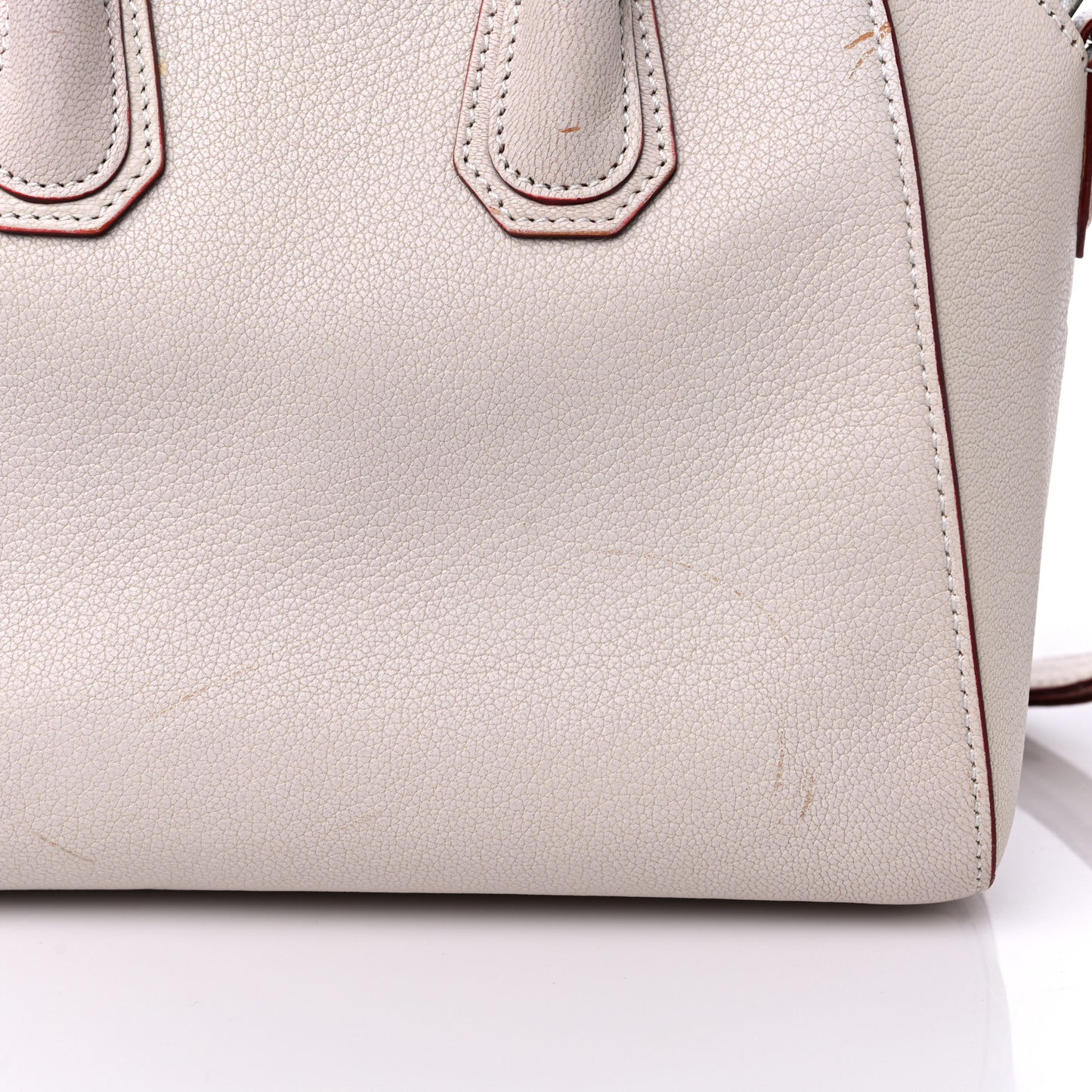 Sugar Goatskin Mini Antigona White