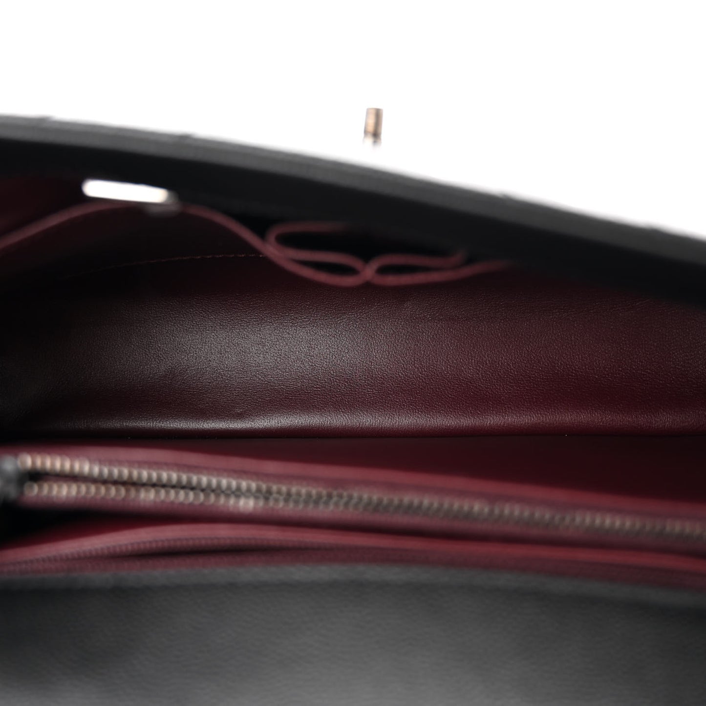 Caviar Chevron Quilted Small Coco Handle Flap So Black