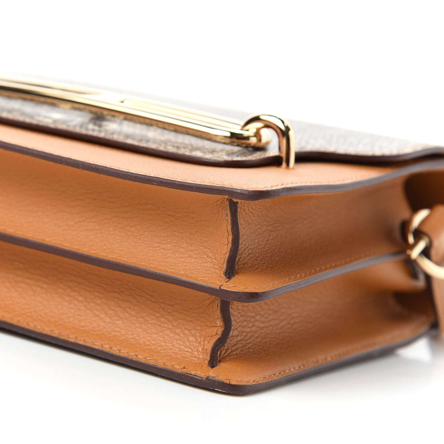 Evercolor Lizard Mini Sac Roulis Caramel Ombre