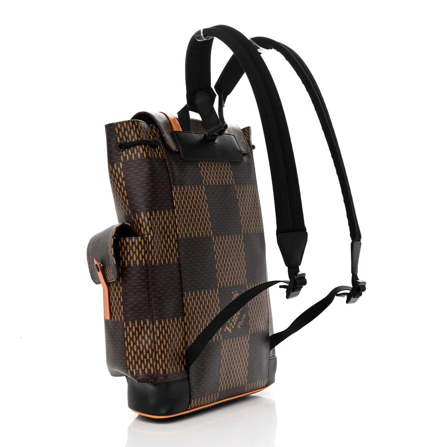 X NIGO Giant Damier Ebene Monogram Christopher PM Backpack
