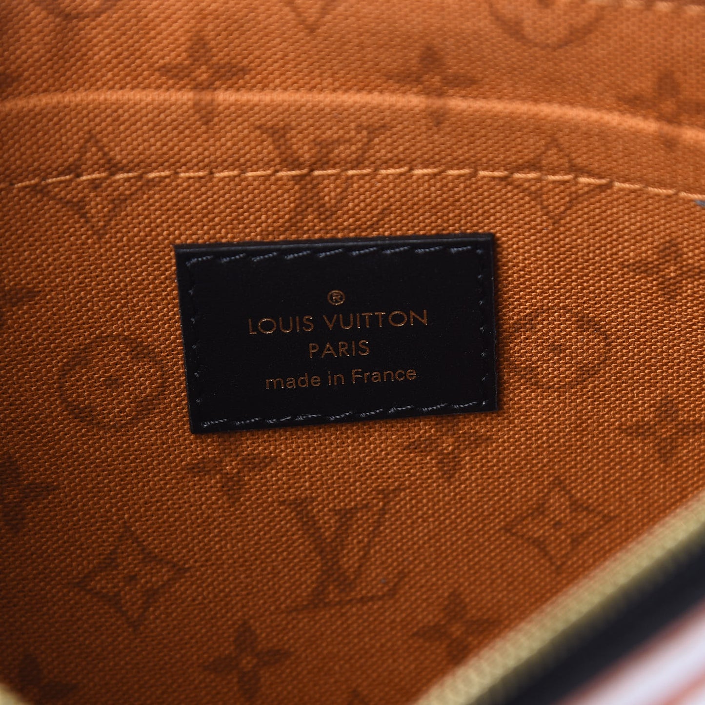 Monogram Giant Crafty Neverfull MM GM Pochette Creme Caramel