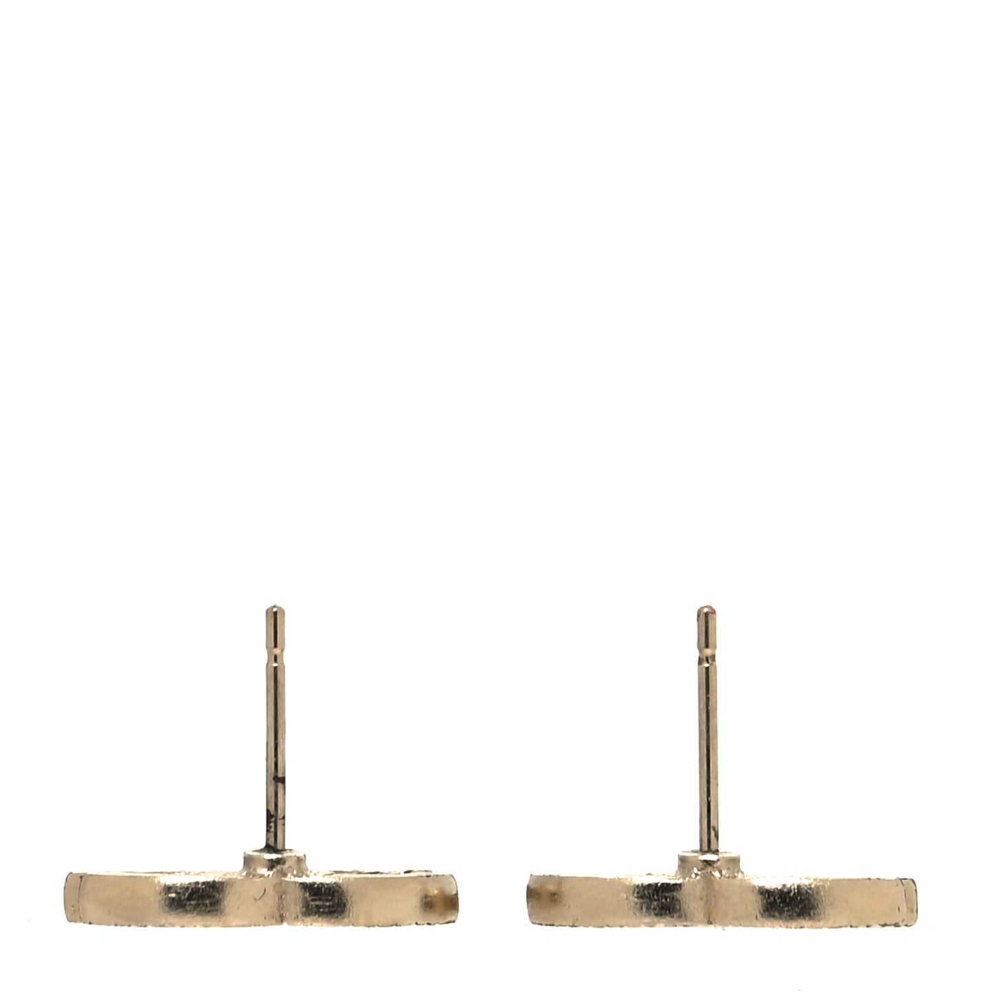 Crystal CC Earrings Gold