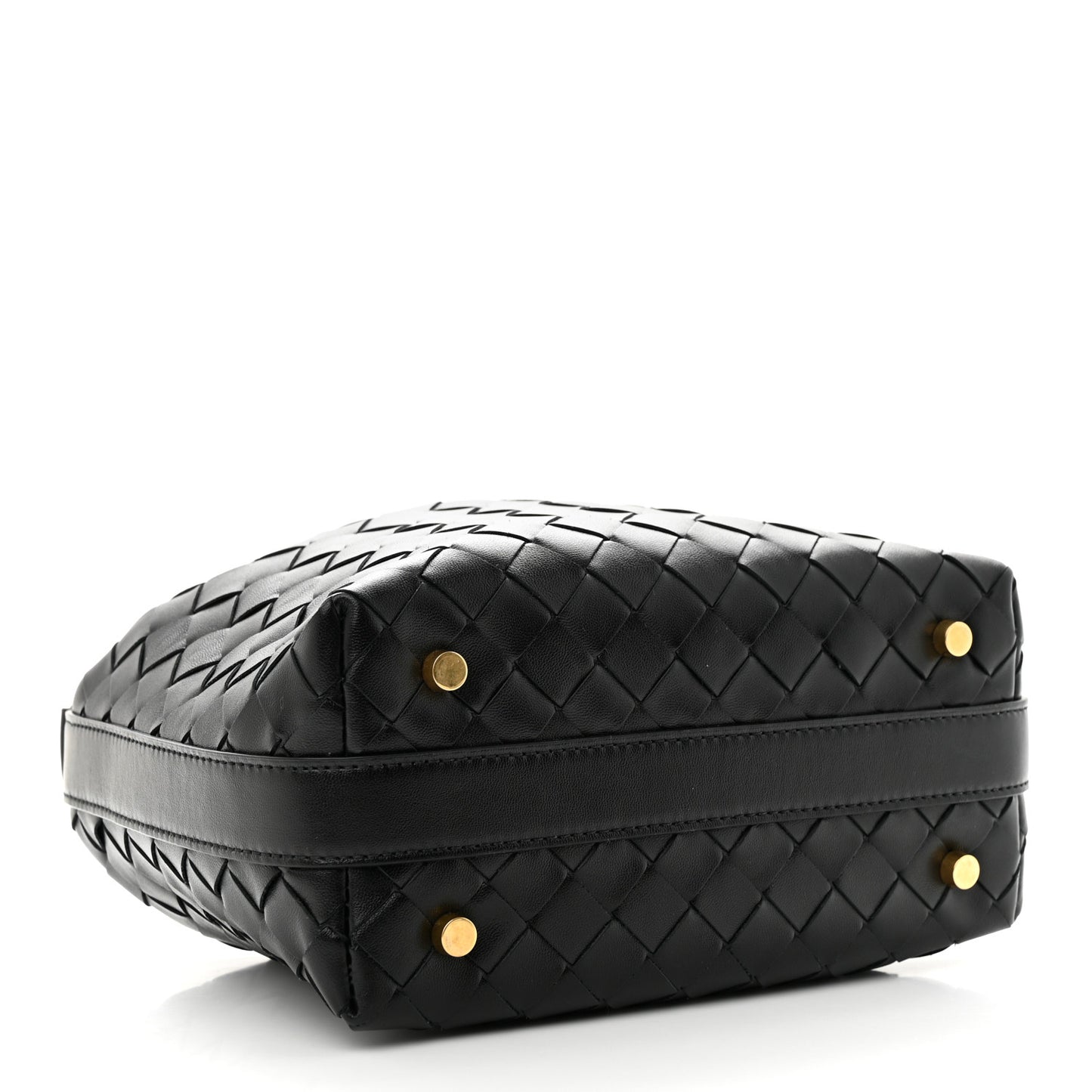 Calfskin Nappa Intrecciato Mini Wallace Black