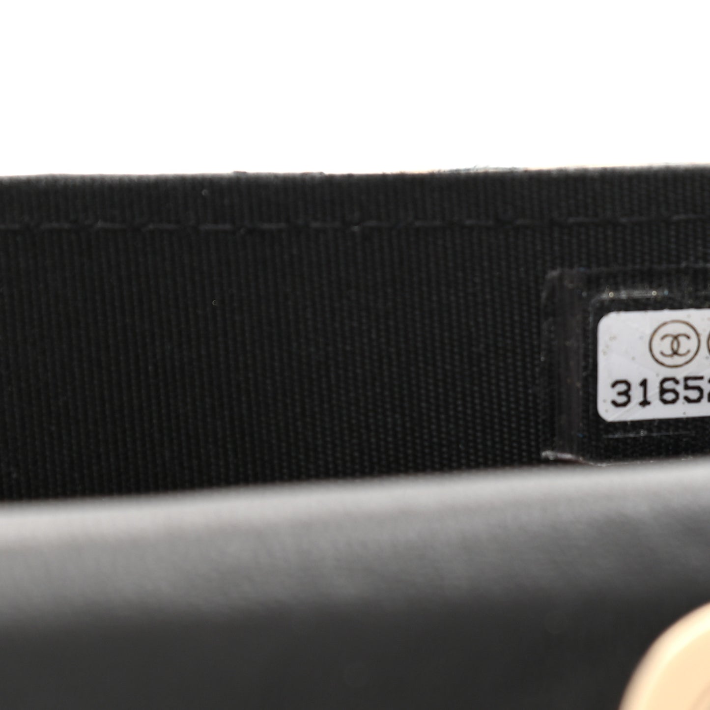 Lambskin Quilted Trendy CC Card Holder On Chain Black