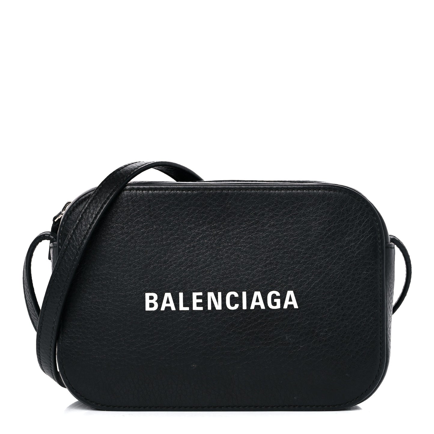 Calfskin Logo XS Everyday Camera Bag Black