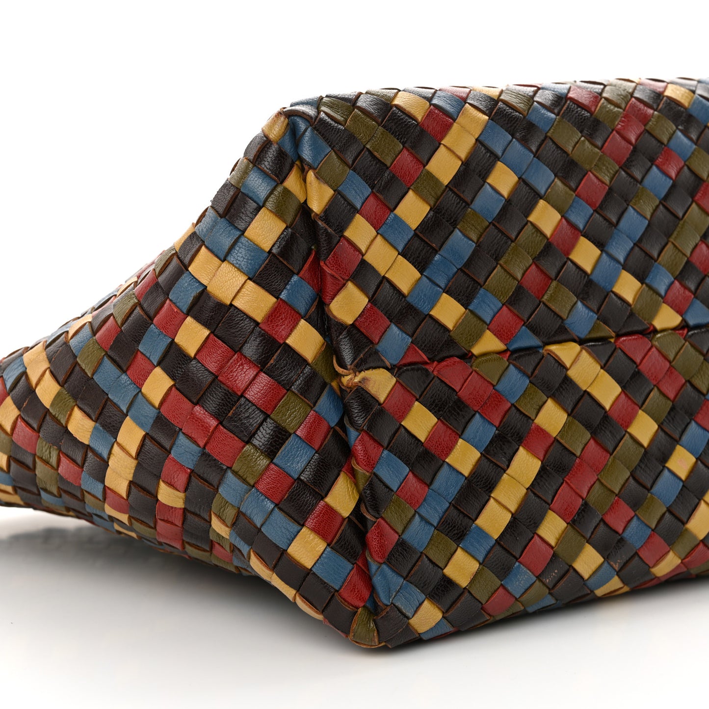 Nappa Intrecciato Medium Cabat Multicolor