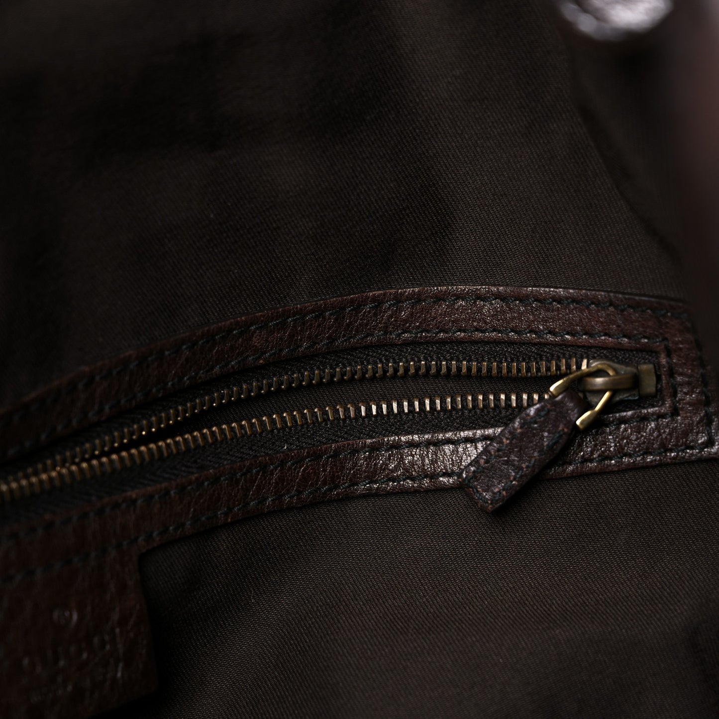 Monogram Large Jockey Hobo Dark Brown