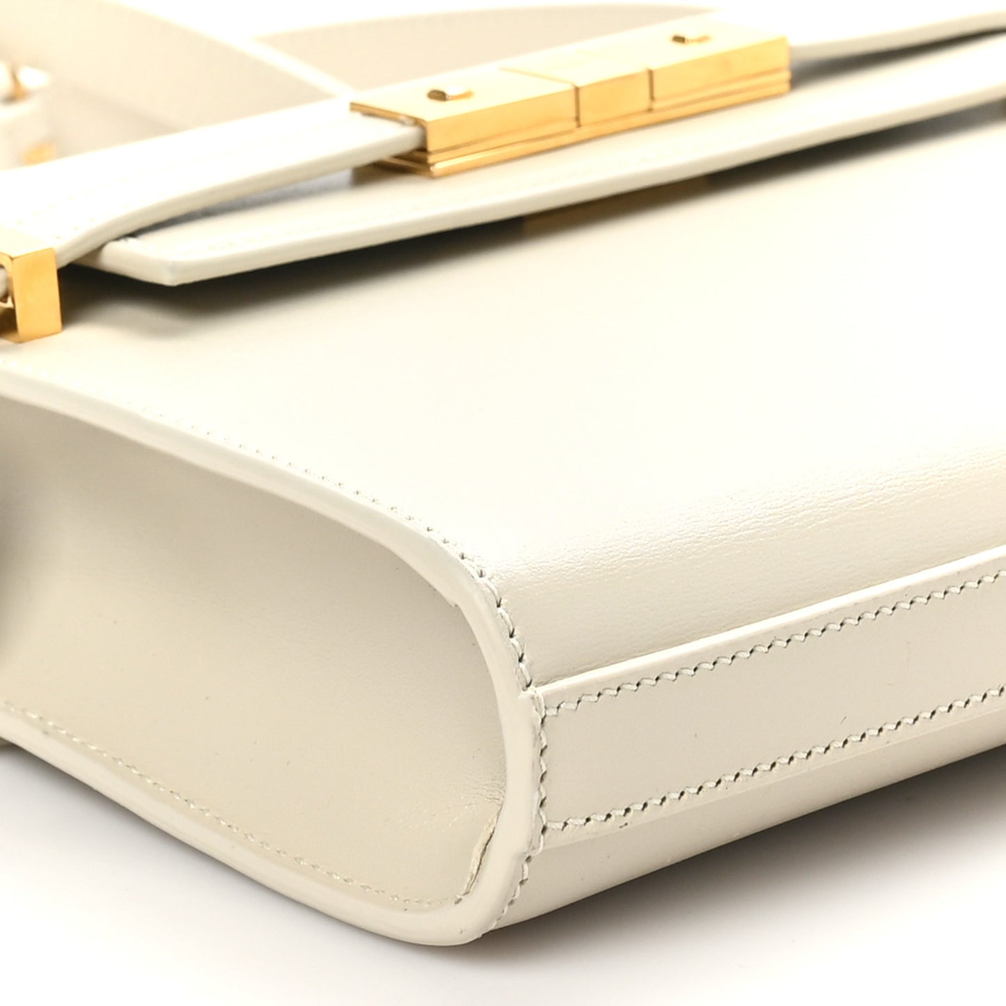Smooth Calfskin Mini Manhattan Shoulder Bag Crema Soft