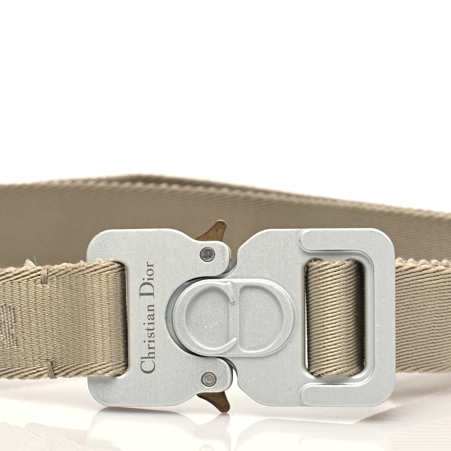 X ALYX CD Canvas CD Buckle Belt 85 Beige
