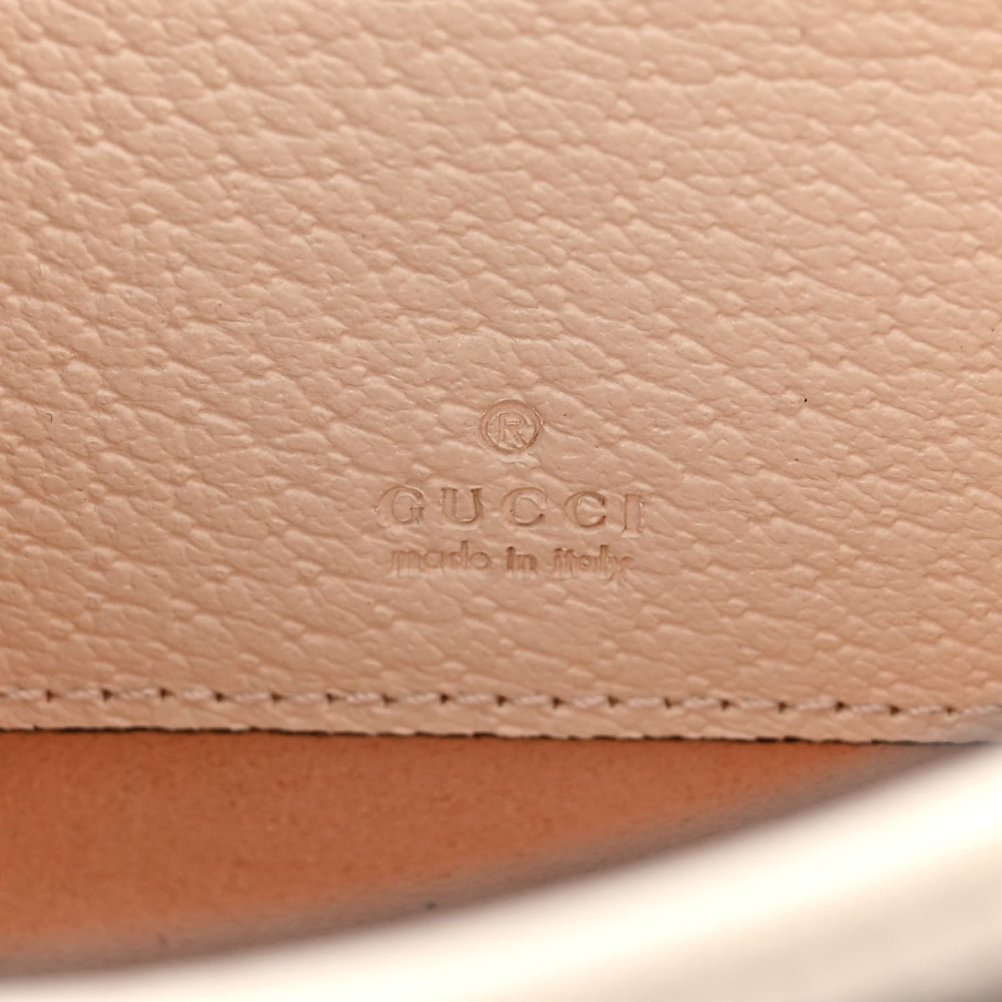 GG Supreme Monogram Berry Textured Dollar Calfskin Mini Padlock Top Handle Shoulder Bag Beige Ebony Light Copper Mystic White