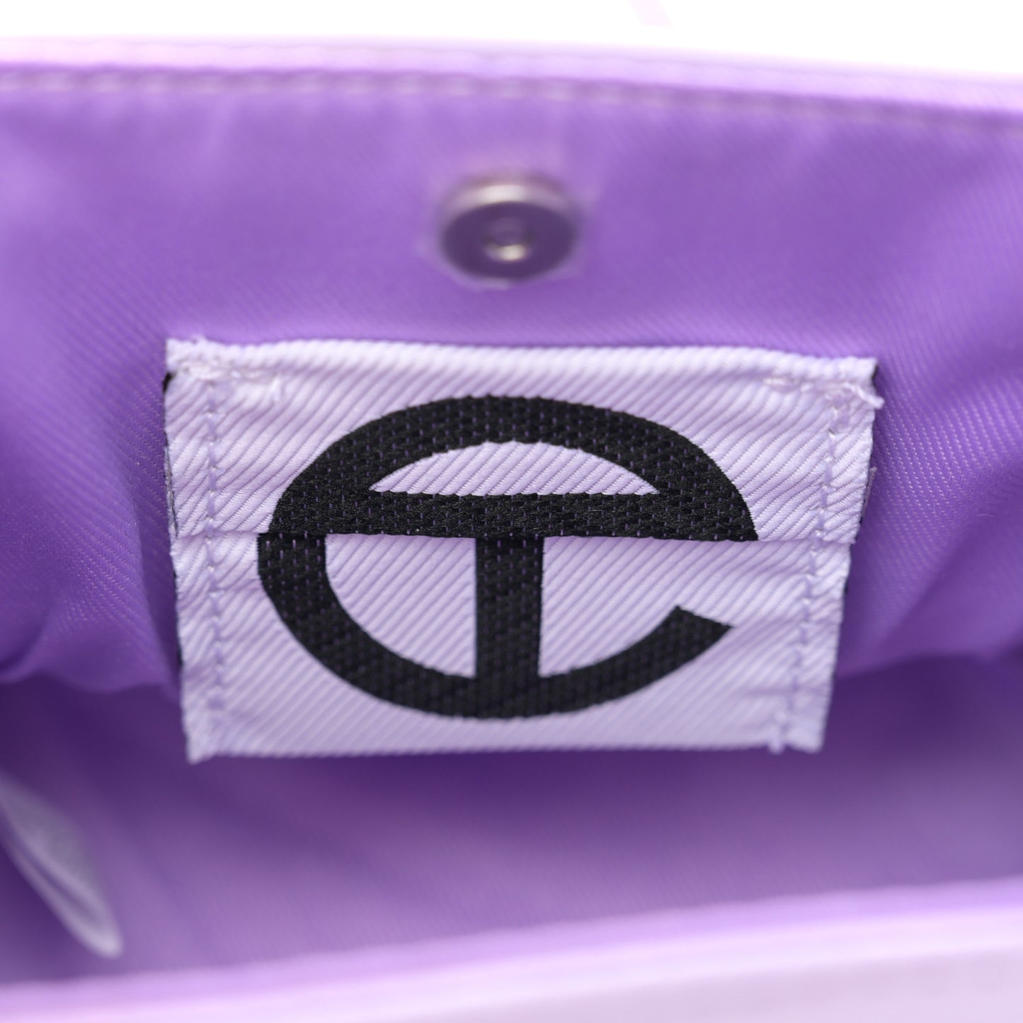 Vegan Leather Small Shopping Bag Lavender