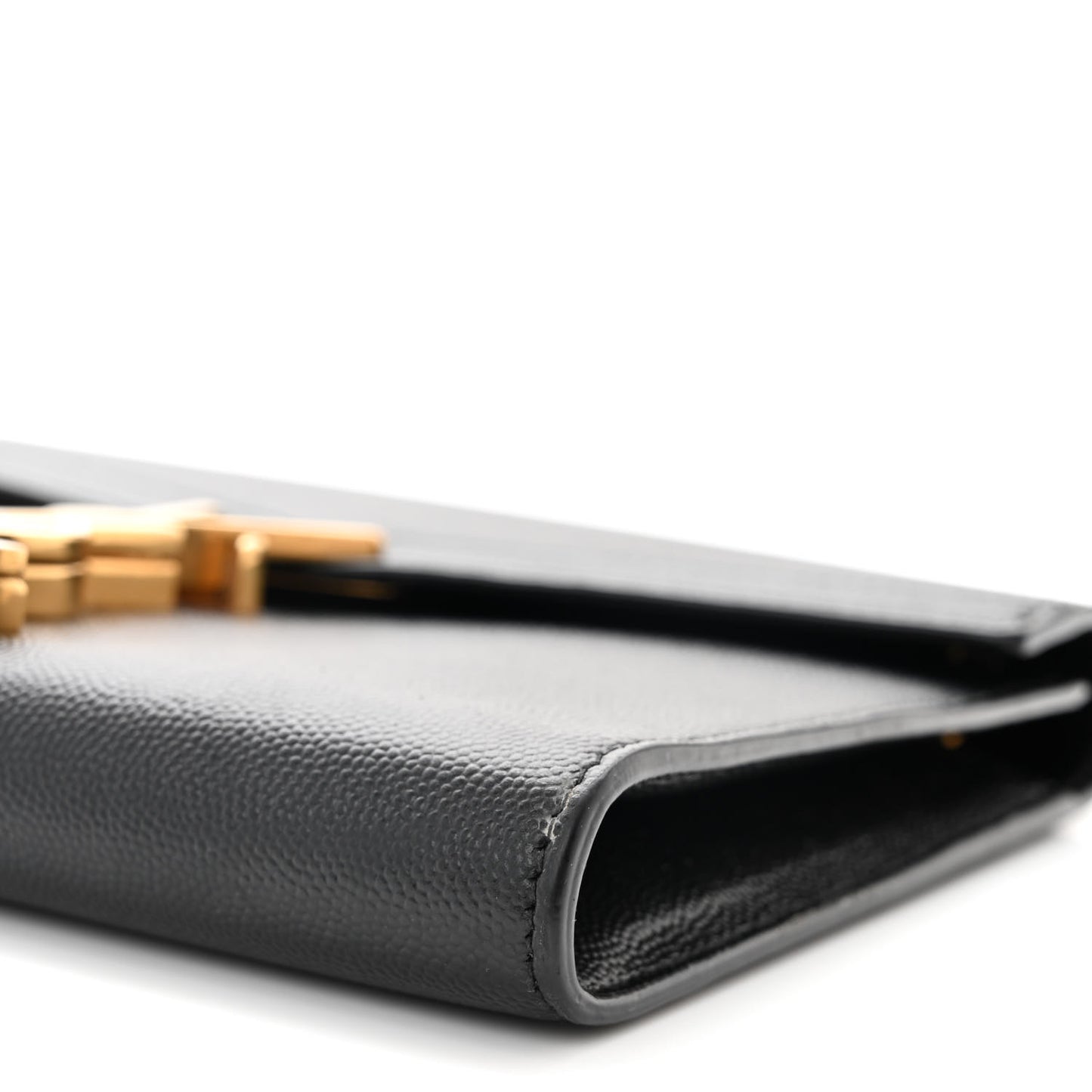 Grain De Poudre Monogram Cassandra Chain Wallet Black