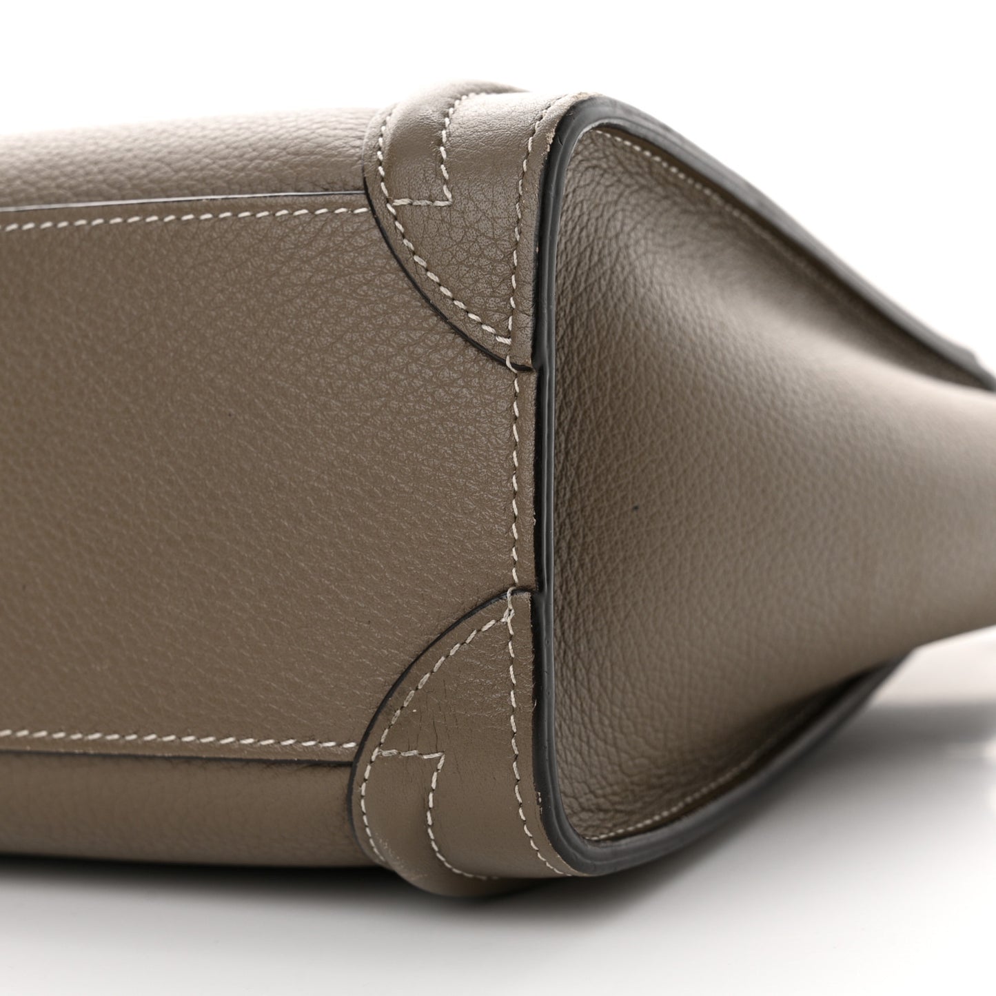Drummed Calfskin Nano Luggage Souris
