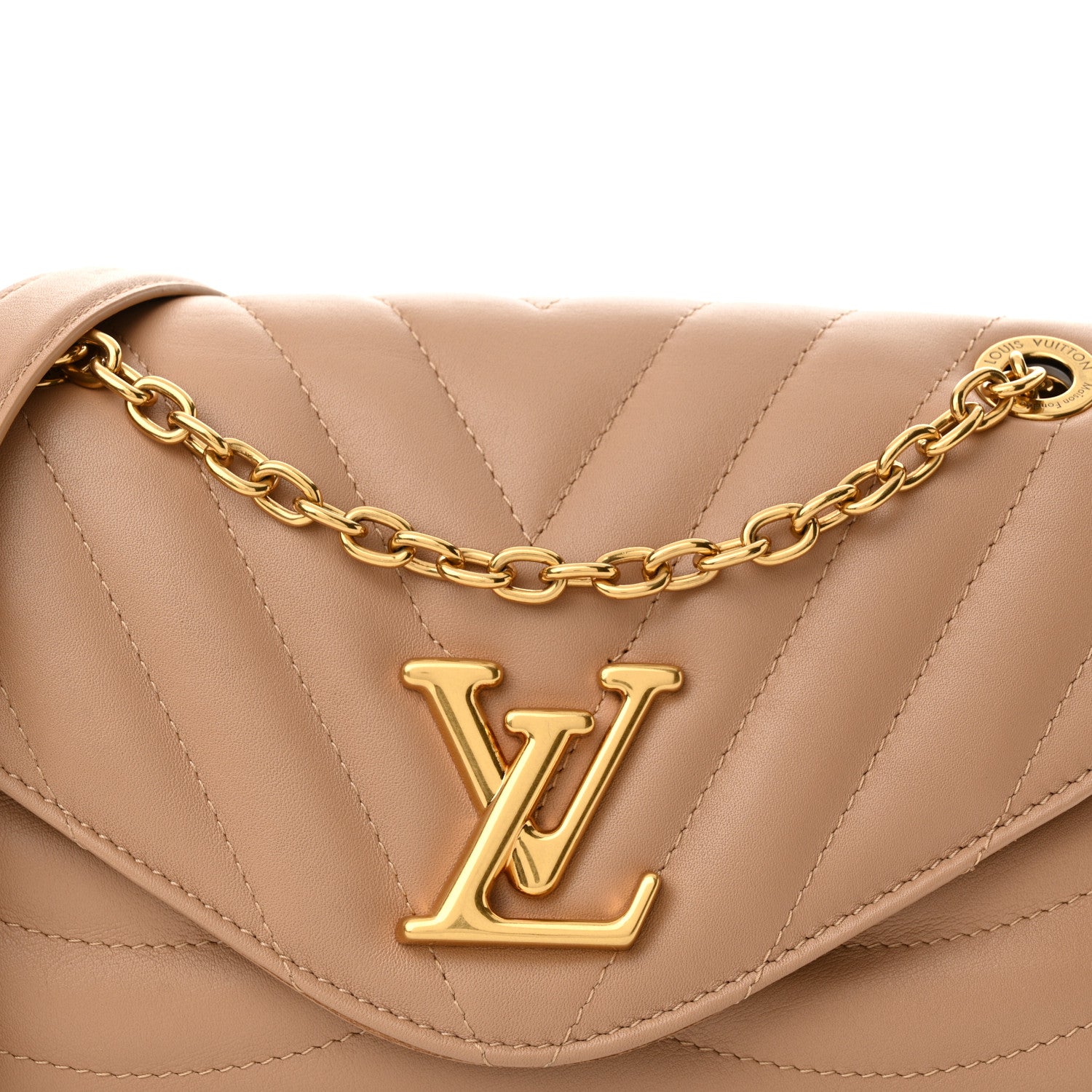 Louis Vuitton Calfskin LV New Wave Chain Bag Arizona 7 of 10
