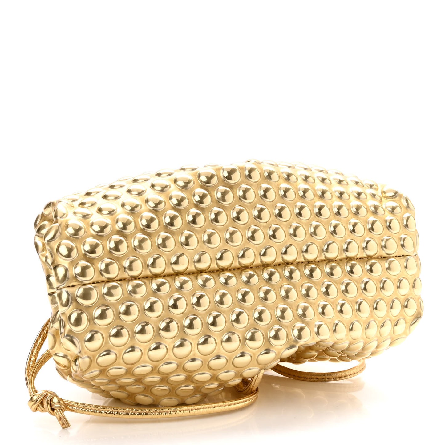 Metallic Fabric Bubble Wrap The Mini Pouch Gold